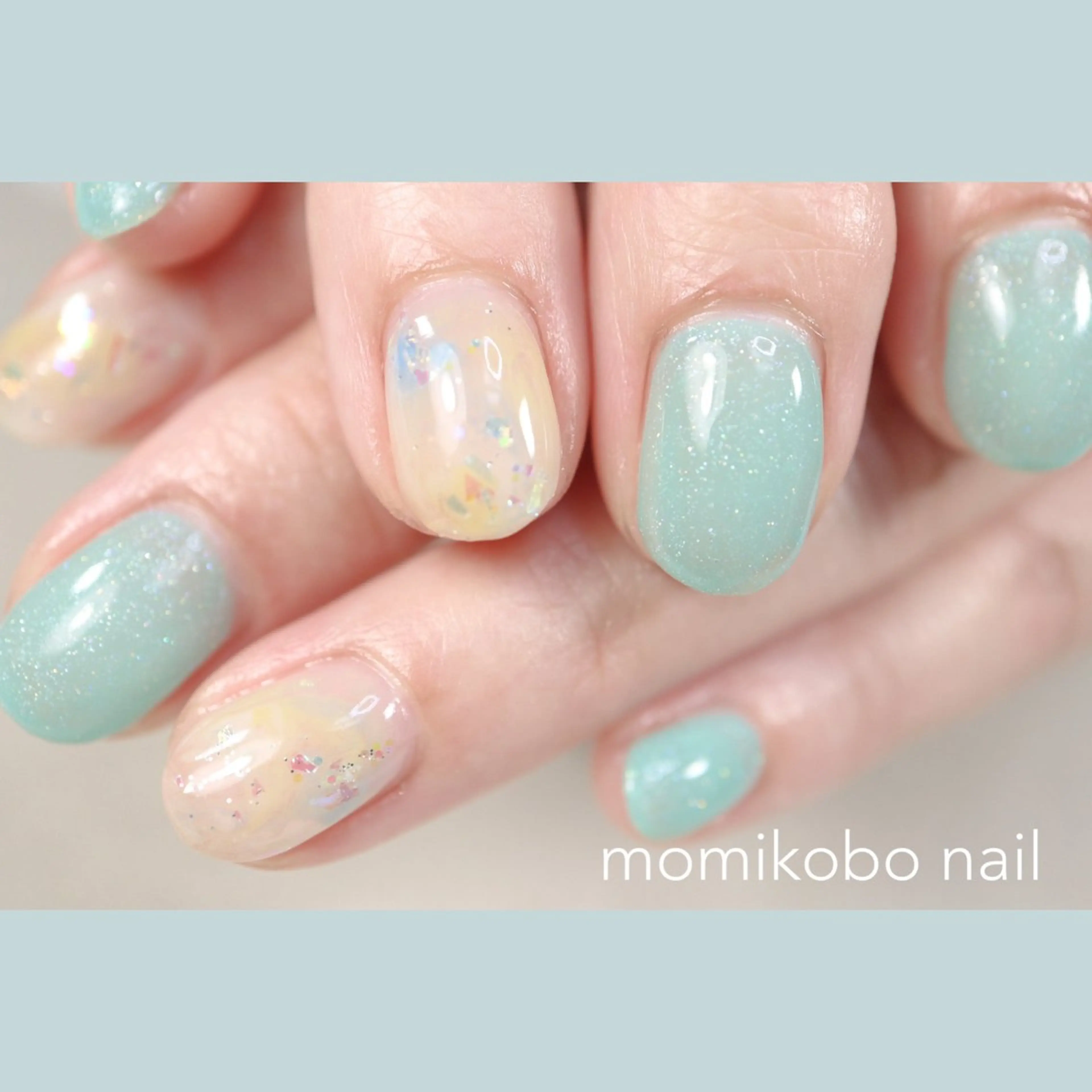 ネイル ジェルネイル 持ち込み パラジェル momikobo モミコウボウのネイルデザイン