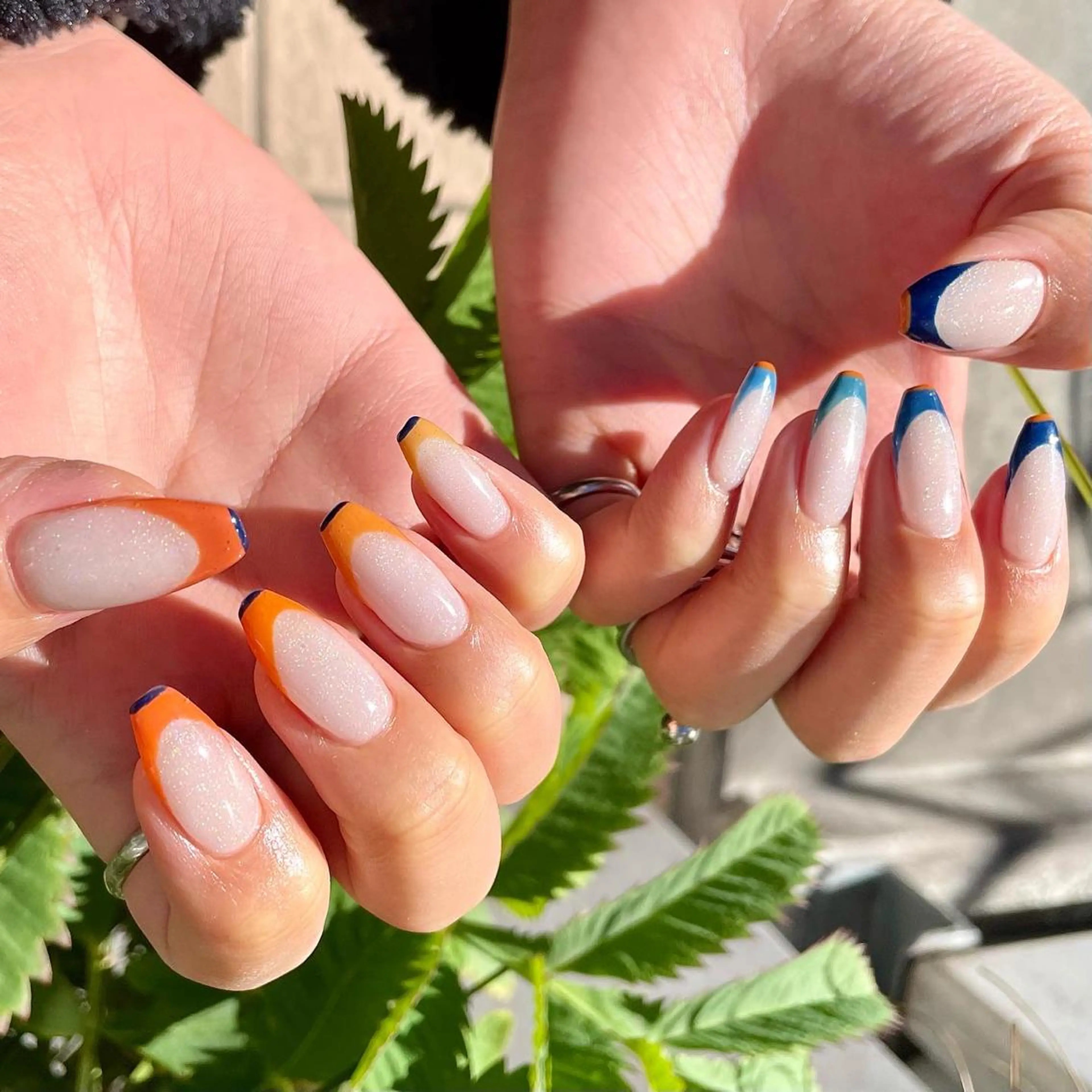 ネイル フレンチネイル rig nail草加店所属・松本 紋世のネイルデザイン