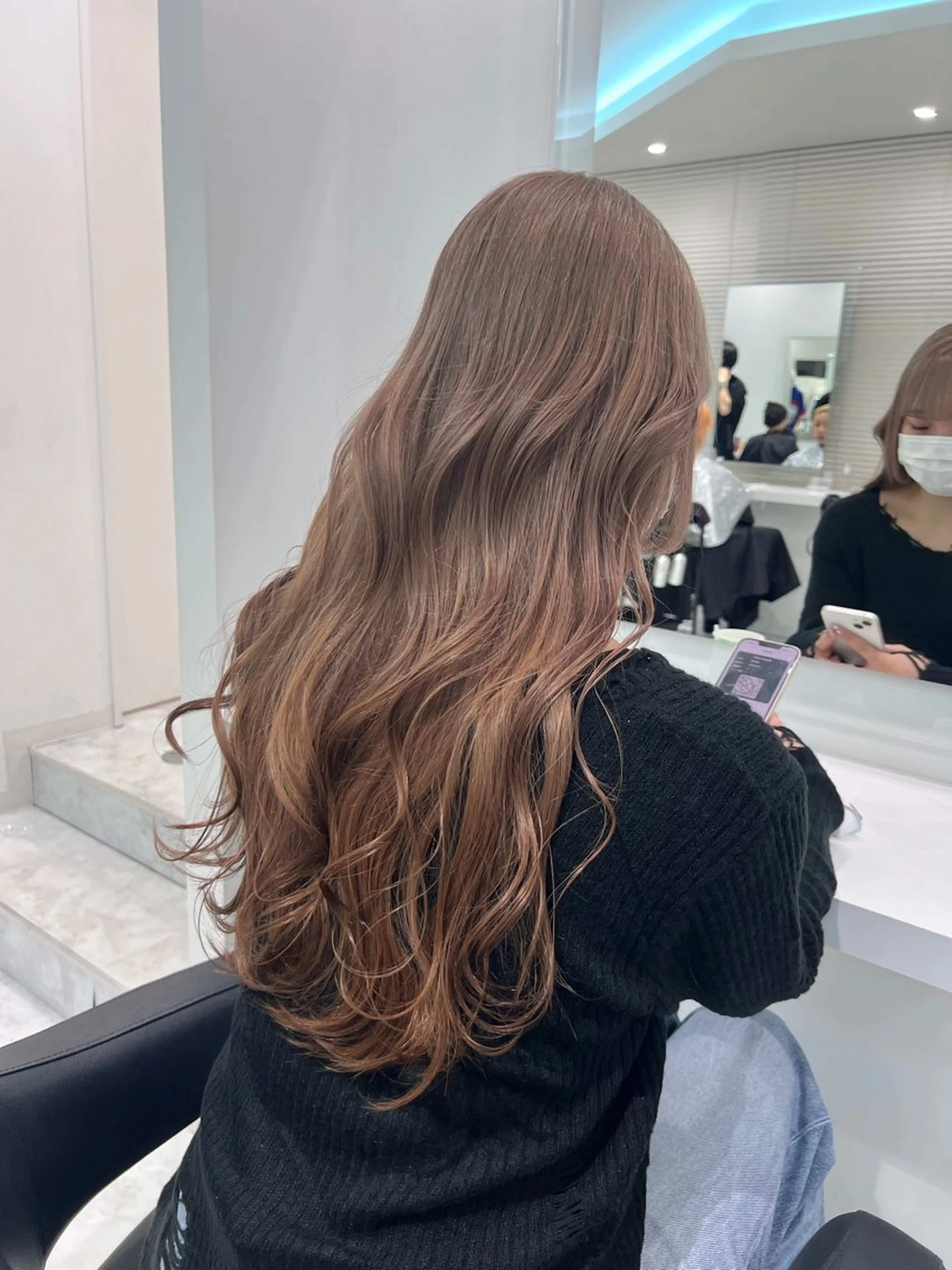 セミロング カラー カット ヘアカラー トリートメント 艶髪グレージュ特化/ CHIKARAのヘアスタイル