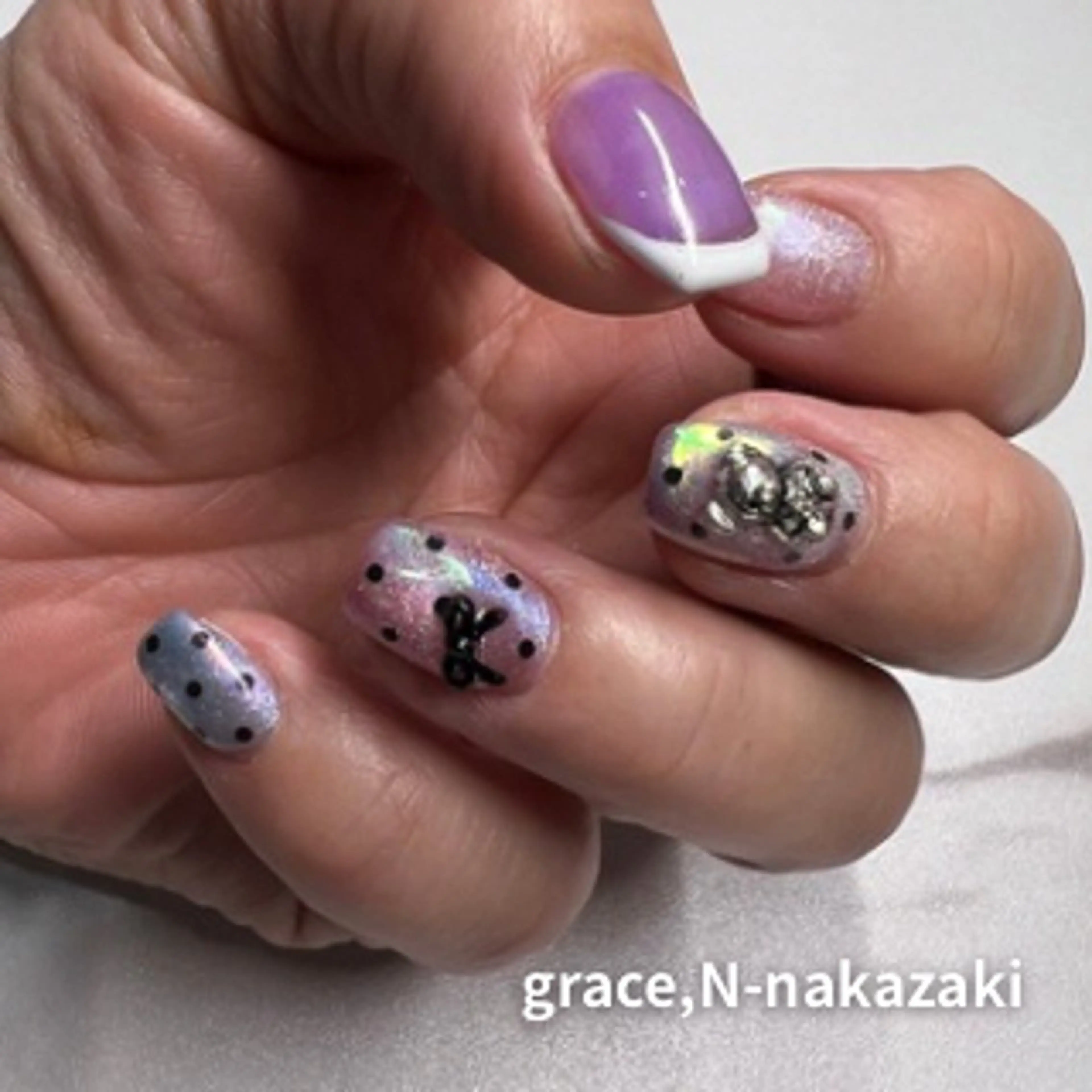 ネイル grace,N-nakazaki所属・grace,N 2男性NGのネイルデザイン