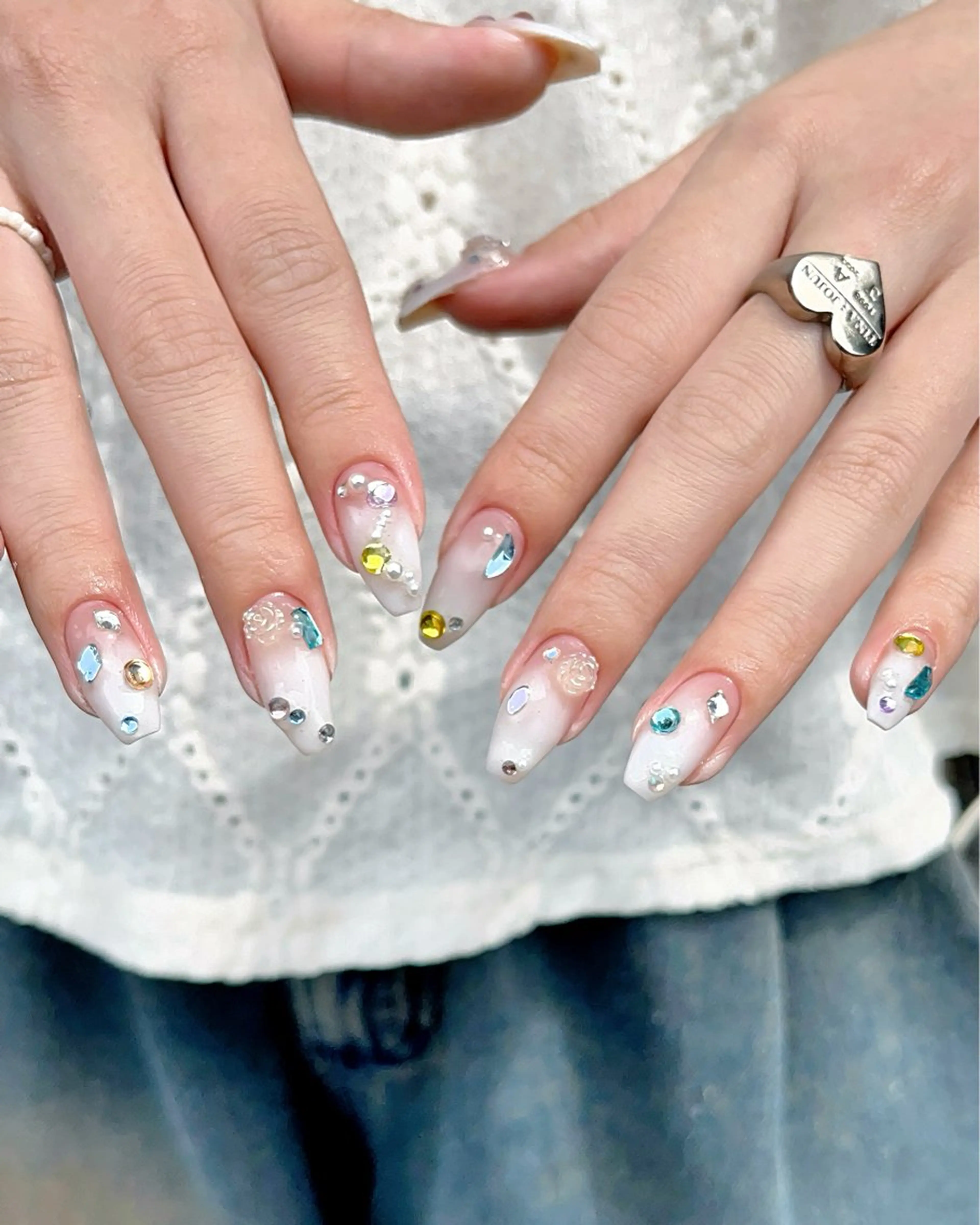 ネイル フラッシュネイル ワンカラーネイル ショートネイル ハンドネイル 🫧OPELIA NAIL渋谷🫧のネイルデザイン