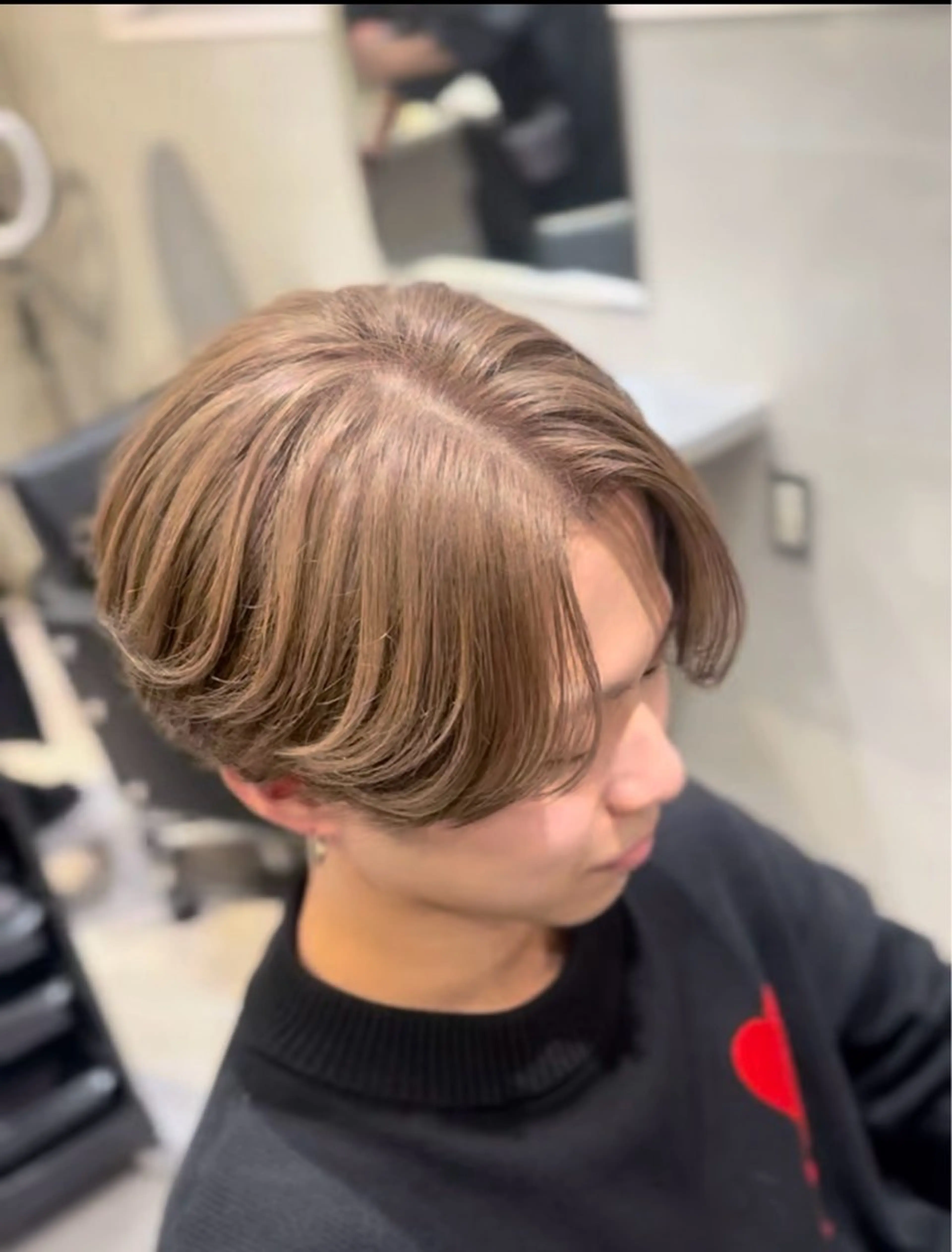 ショート カット ヘアカラー トリートメント 💎韓国レイヤー ×エクステゆうま💎のヘアスタイル