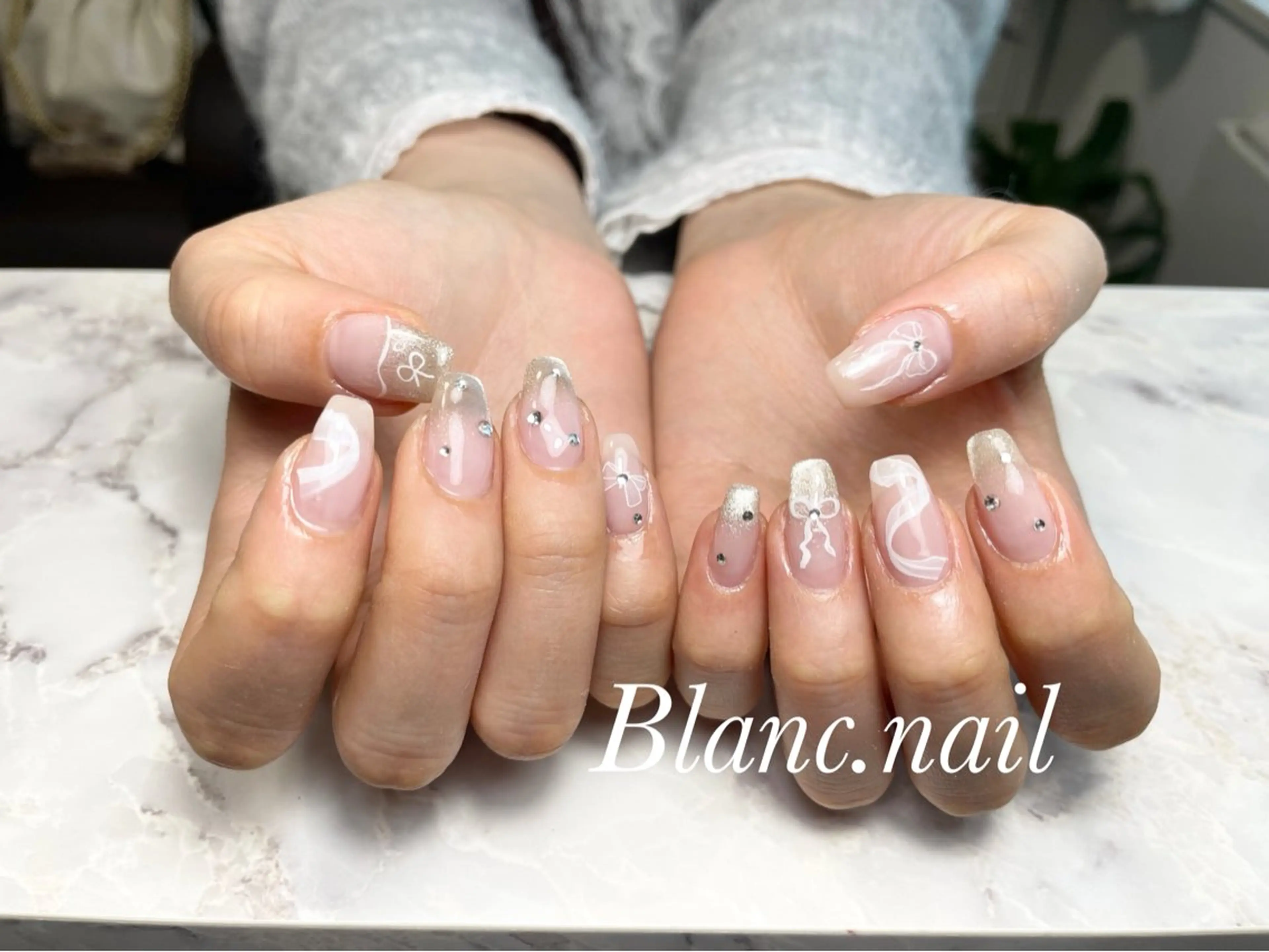 ネイル ハンドネイル BLANCEnail所属・BLANCnail yuuのネイルデザイン