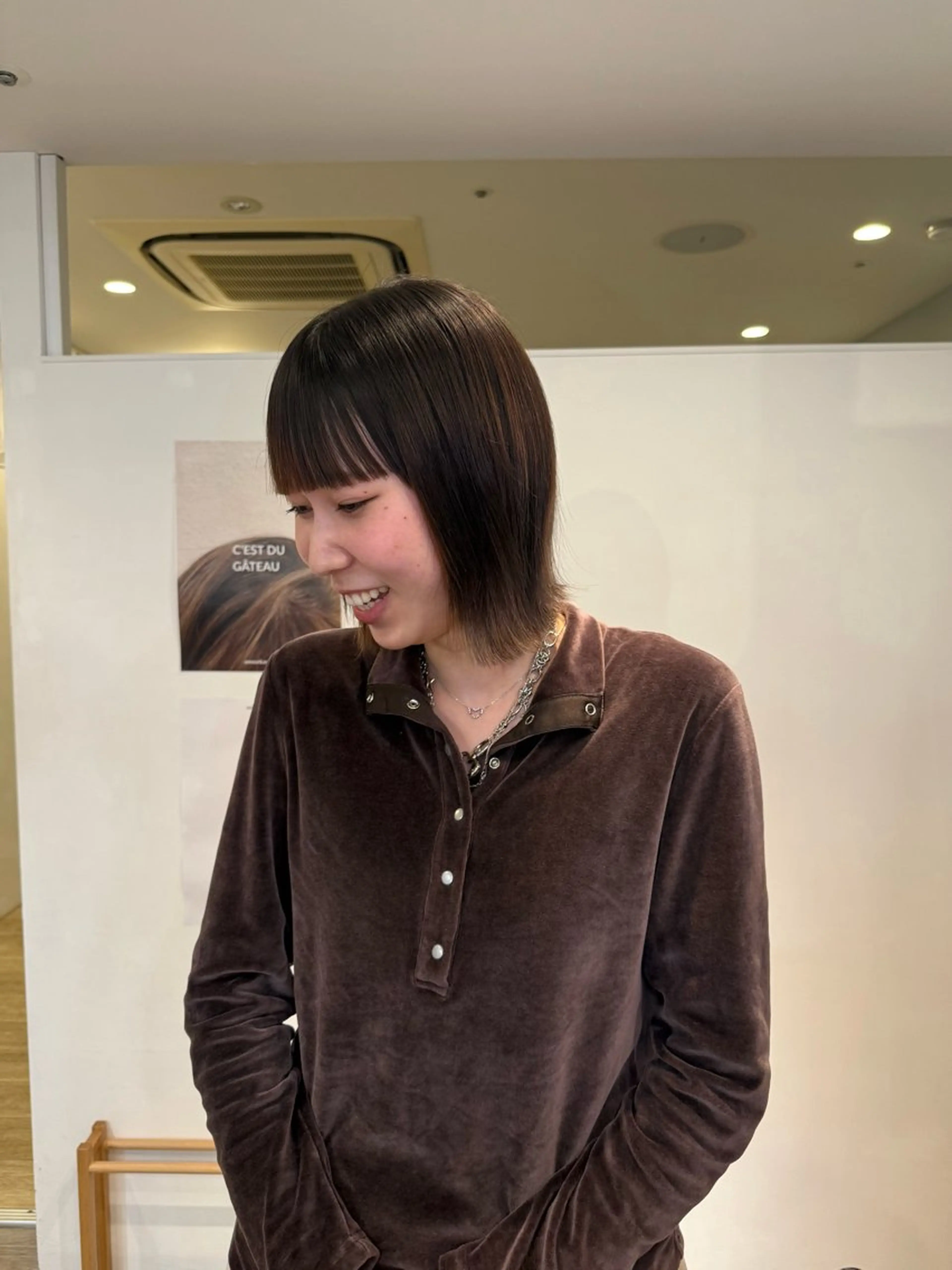 ショート ボブレイヤー ボブ レイヤーカット H 梅田所属・藤本 泰 / カットモデル様募集中のヘアスタイル