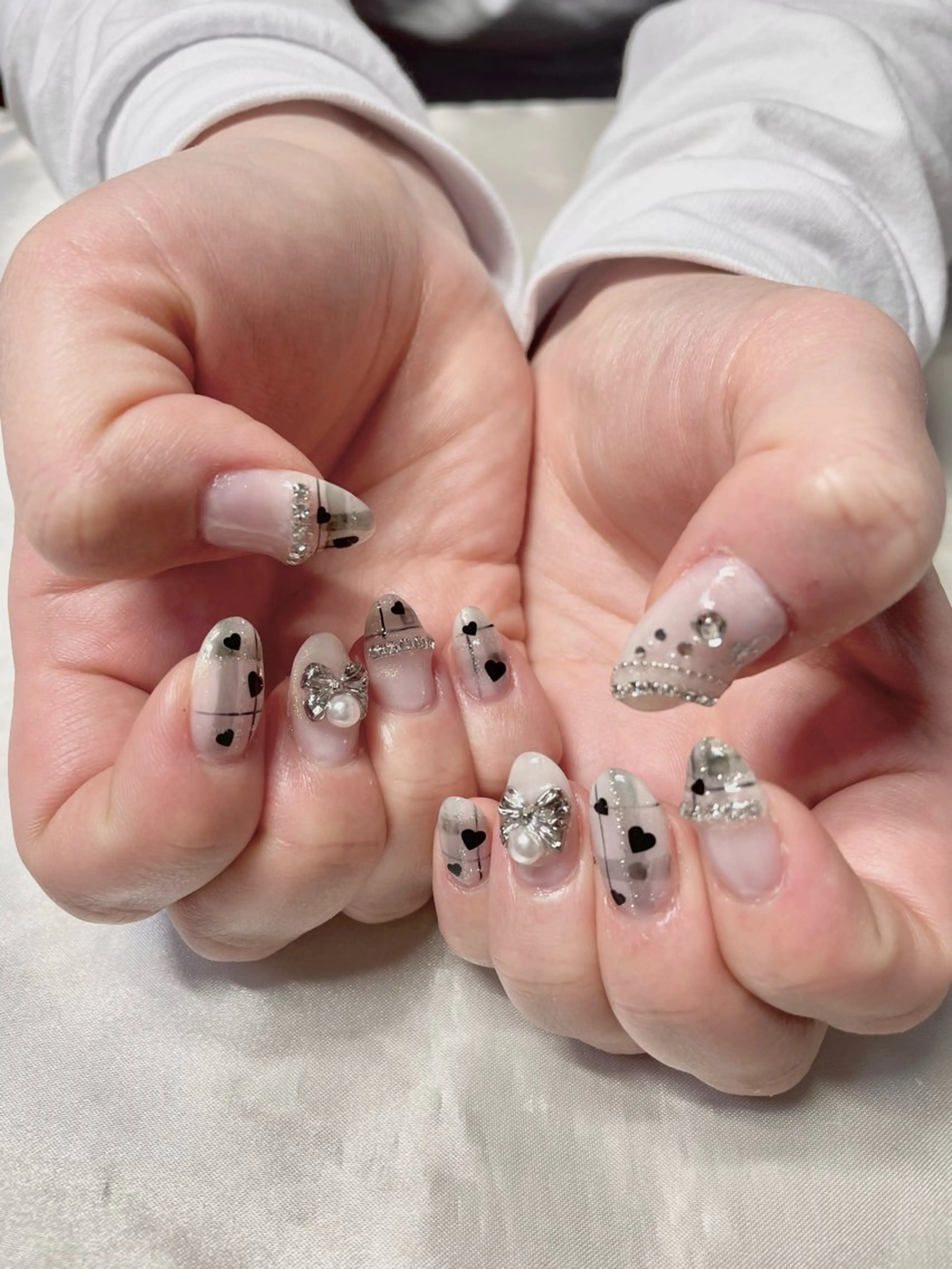 ネイル 長さ出し ハンドネイル RUMI nailのネイルデザイン