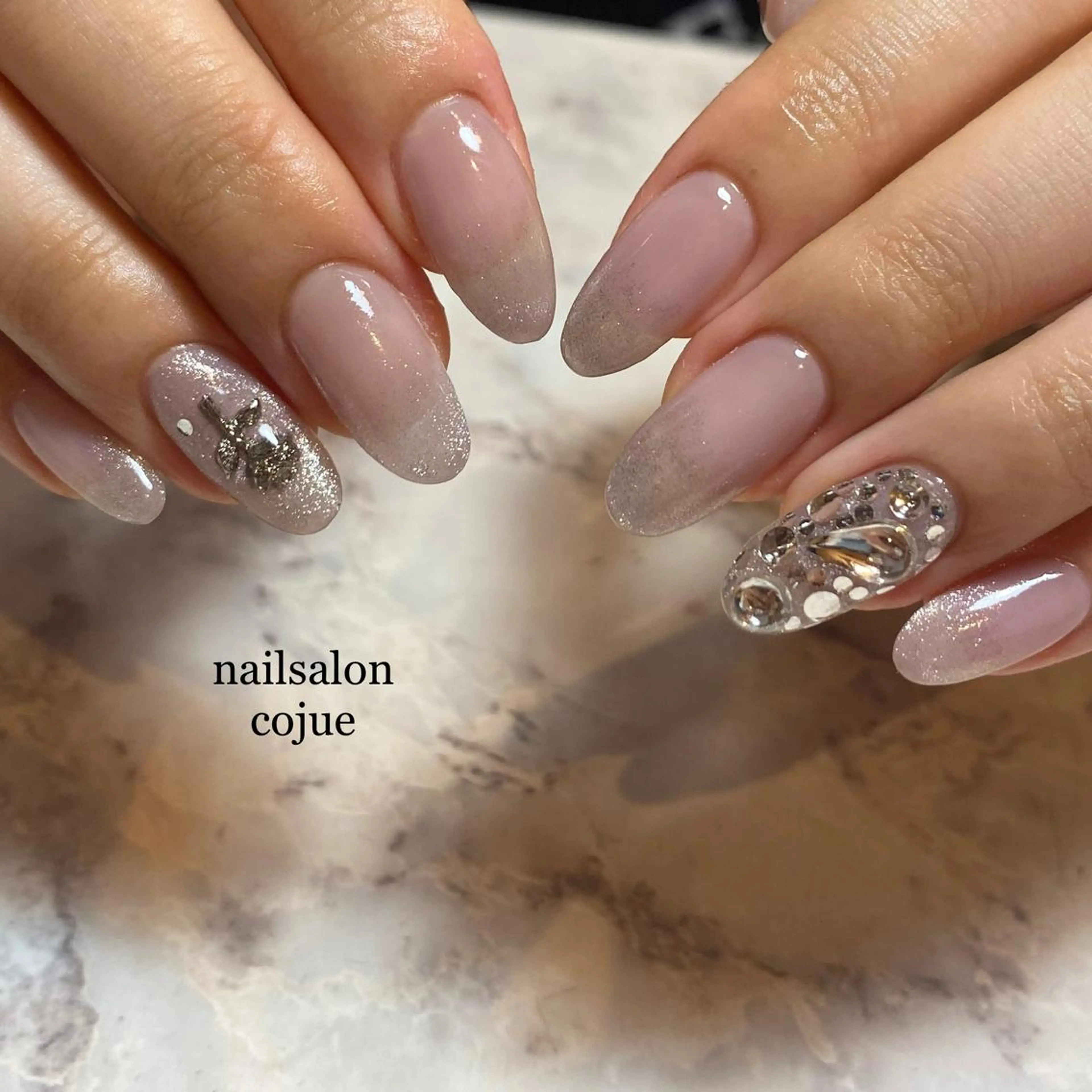 ネイル グラデーション マグネットネイル ハンドネイル nailsalon cojue  ERIのネイルデザイン