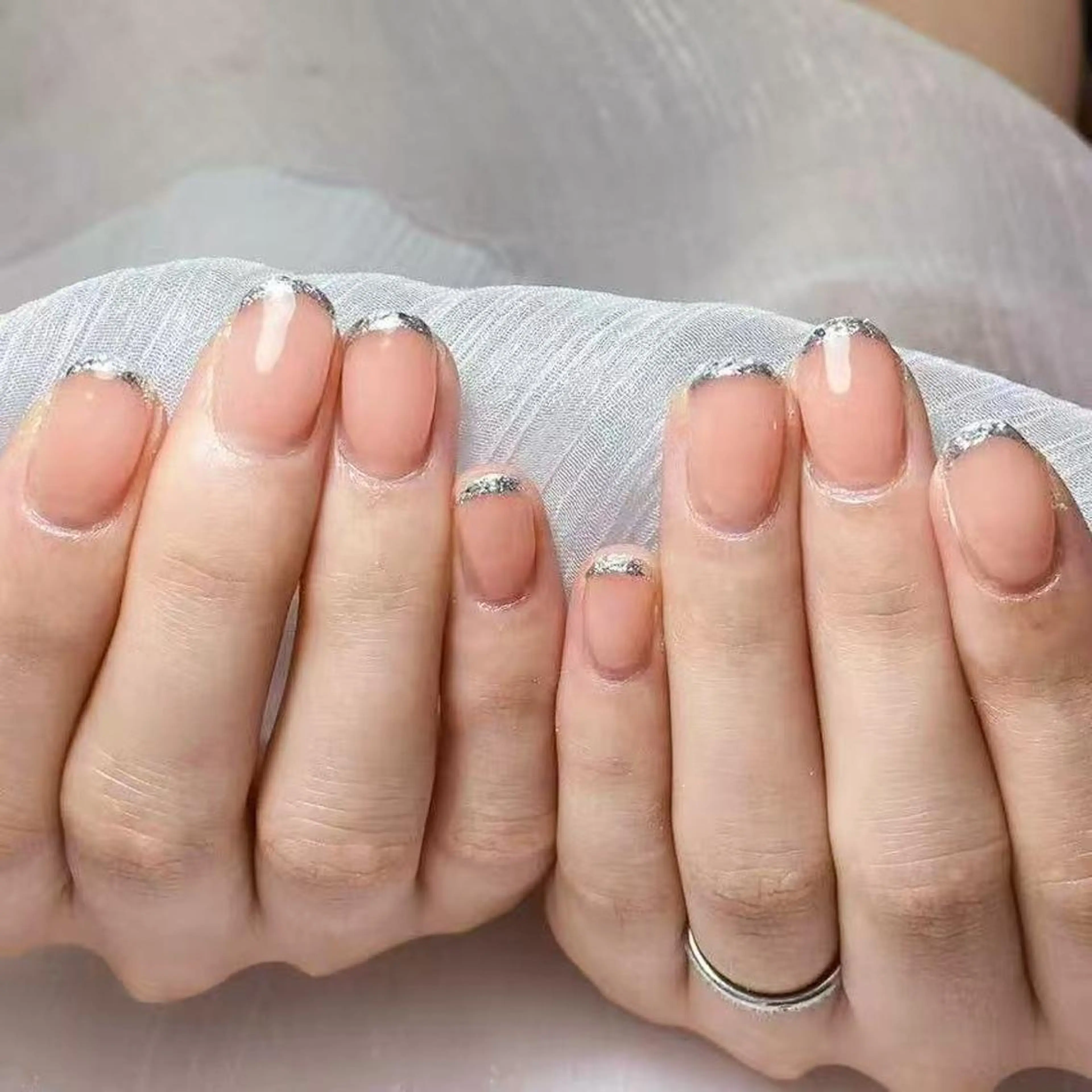 ネイル アートネイル オーロラネイル ガーリー キラキラネイル マグネットネイル ハンドネイル Diamond ✨のネイルデザイン