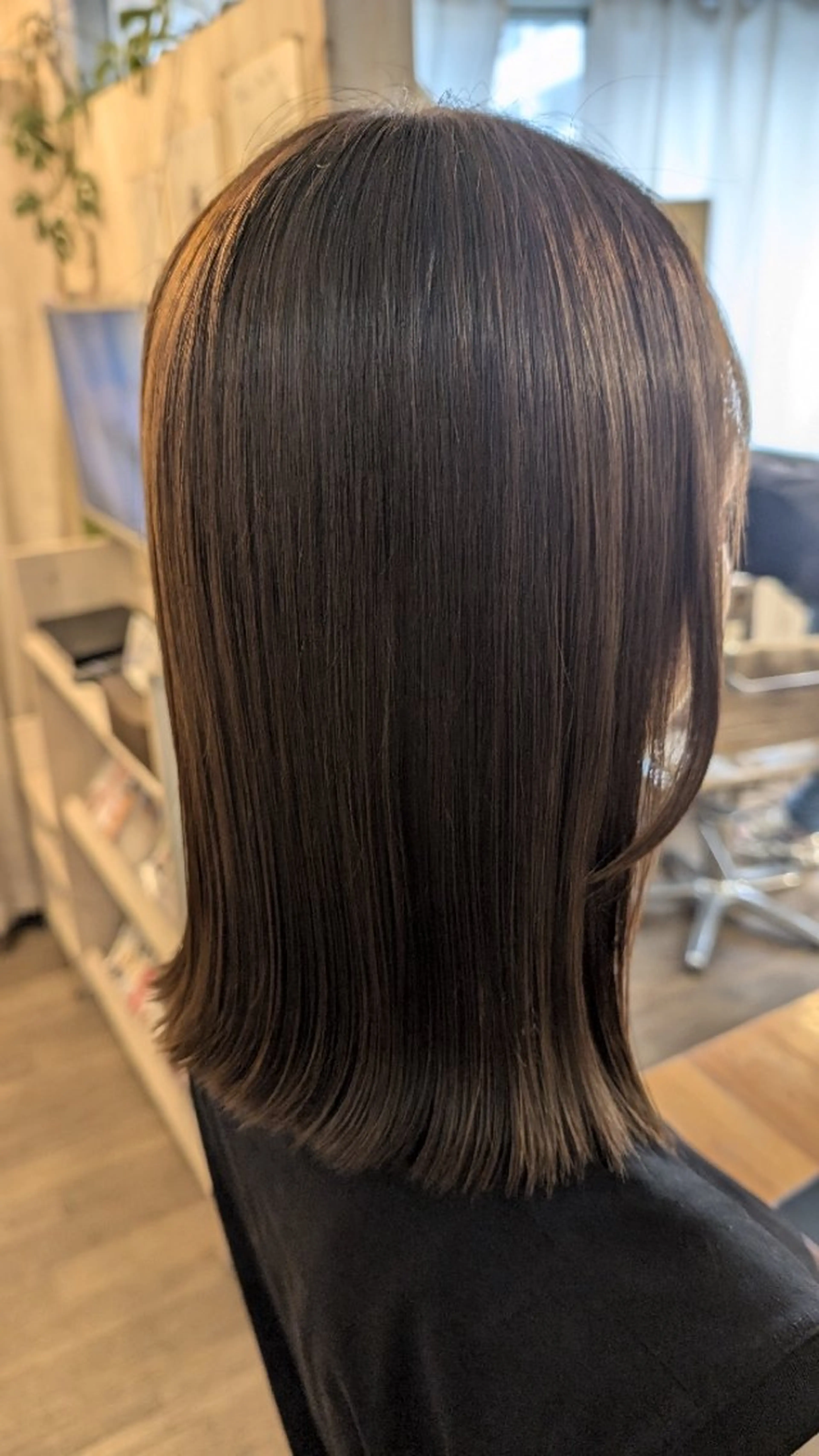 ミディアム カラー 透明感カラー インナーカラー オレンジ ボブ 小顔カット MOCO hair flor所属・MOCO hair  flor /kohのヘアスタイル