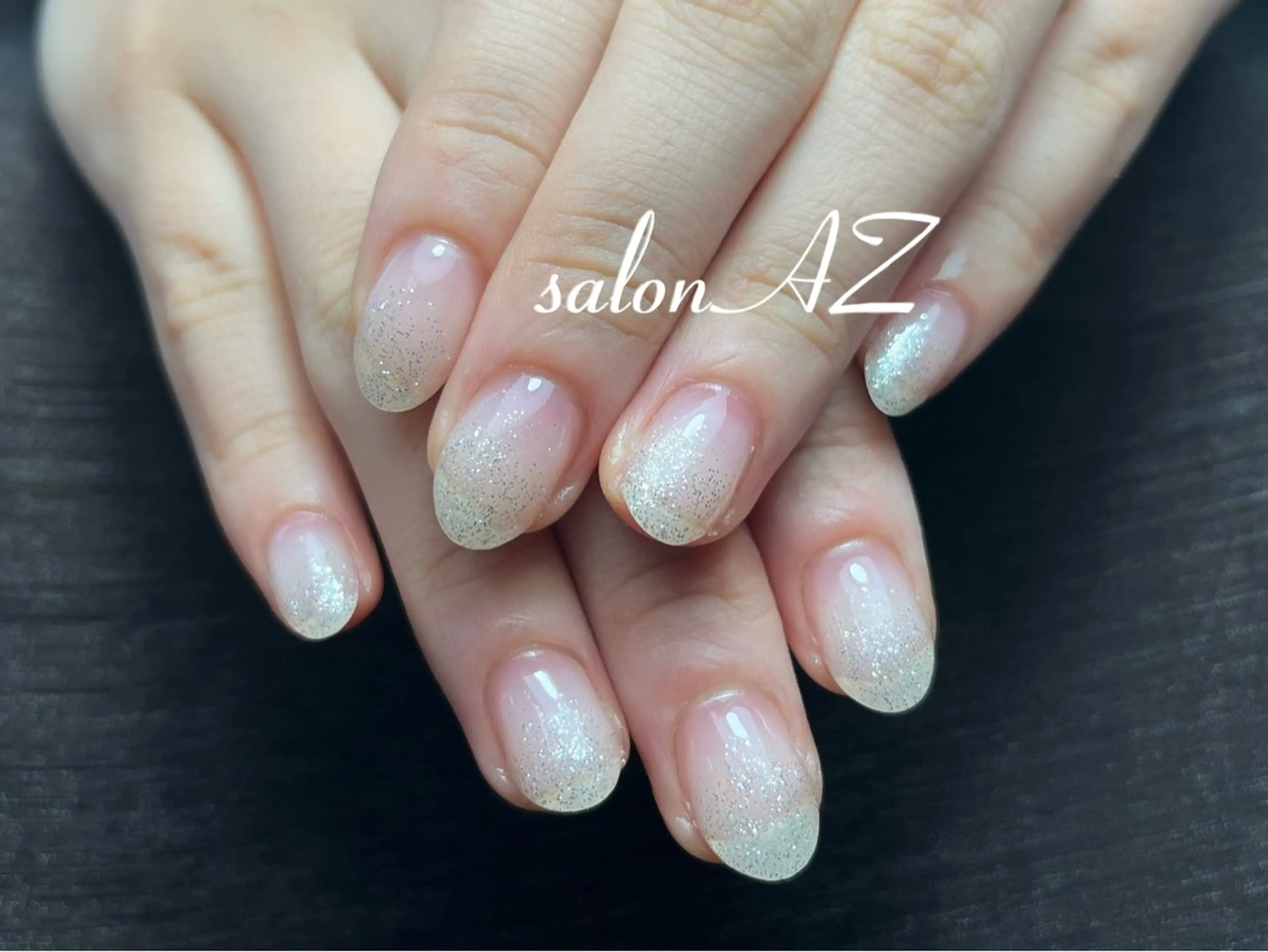 ネイル アートネイル 長さ出し フットネイル フレンチネイル ジェルネイル salon AZのネイルデザイン