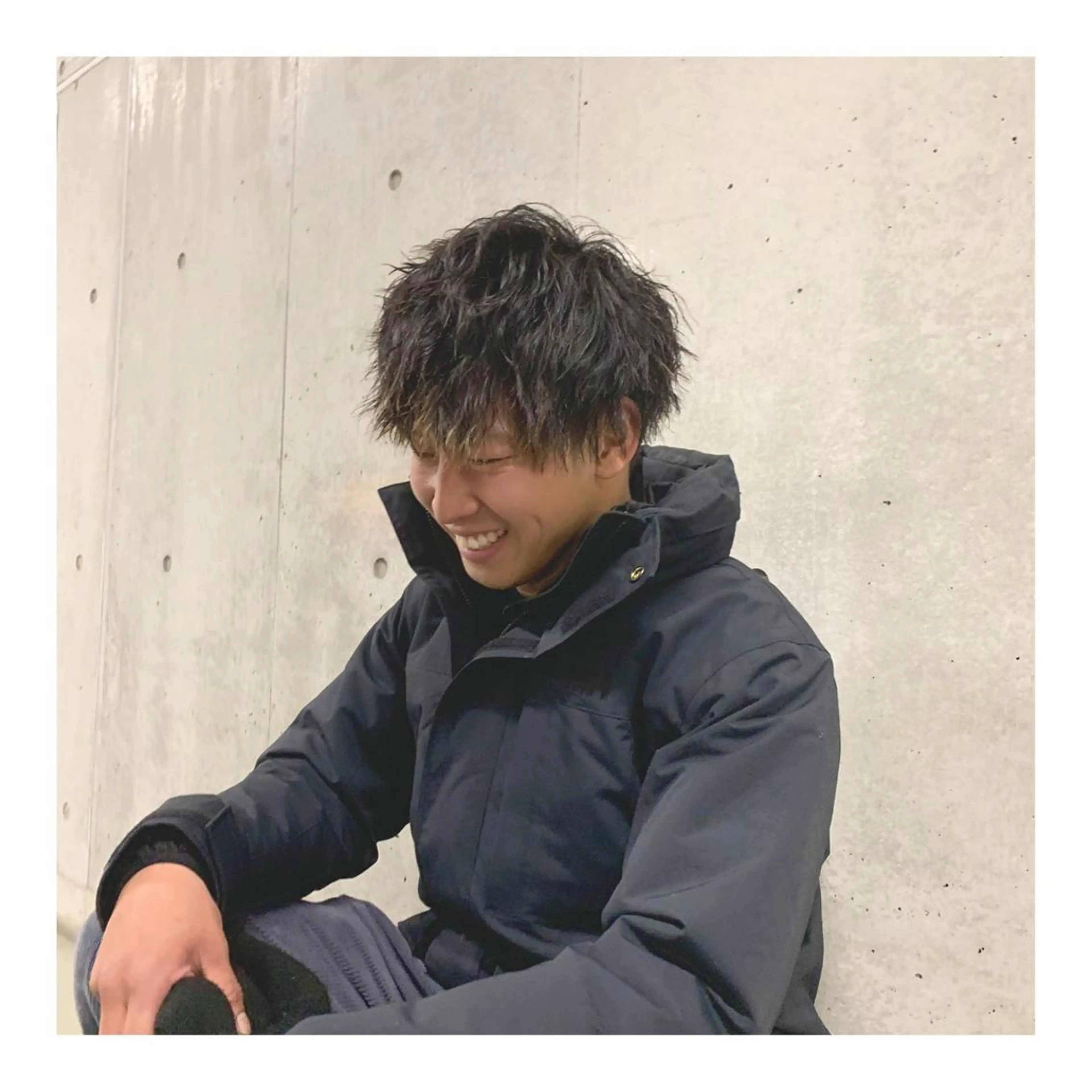 ショート パーマ メンズ ange☞ soutaのヘアスタイル