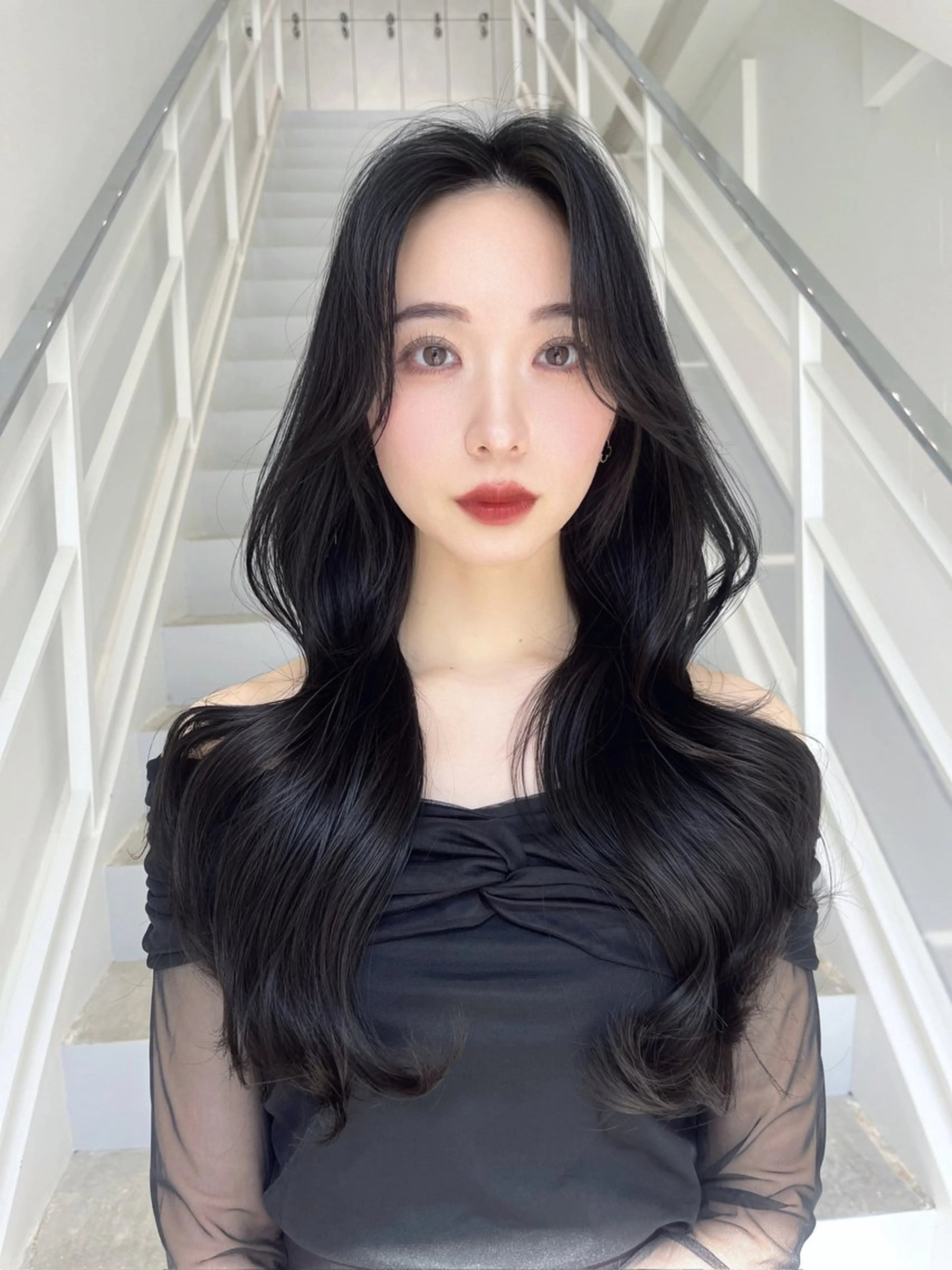 ロング カラー 韓国ヘア/髪質改善 TAKAHIROのヘアスタイル