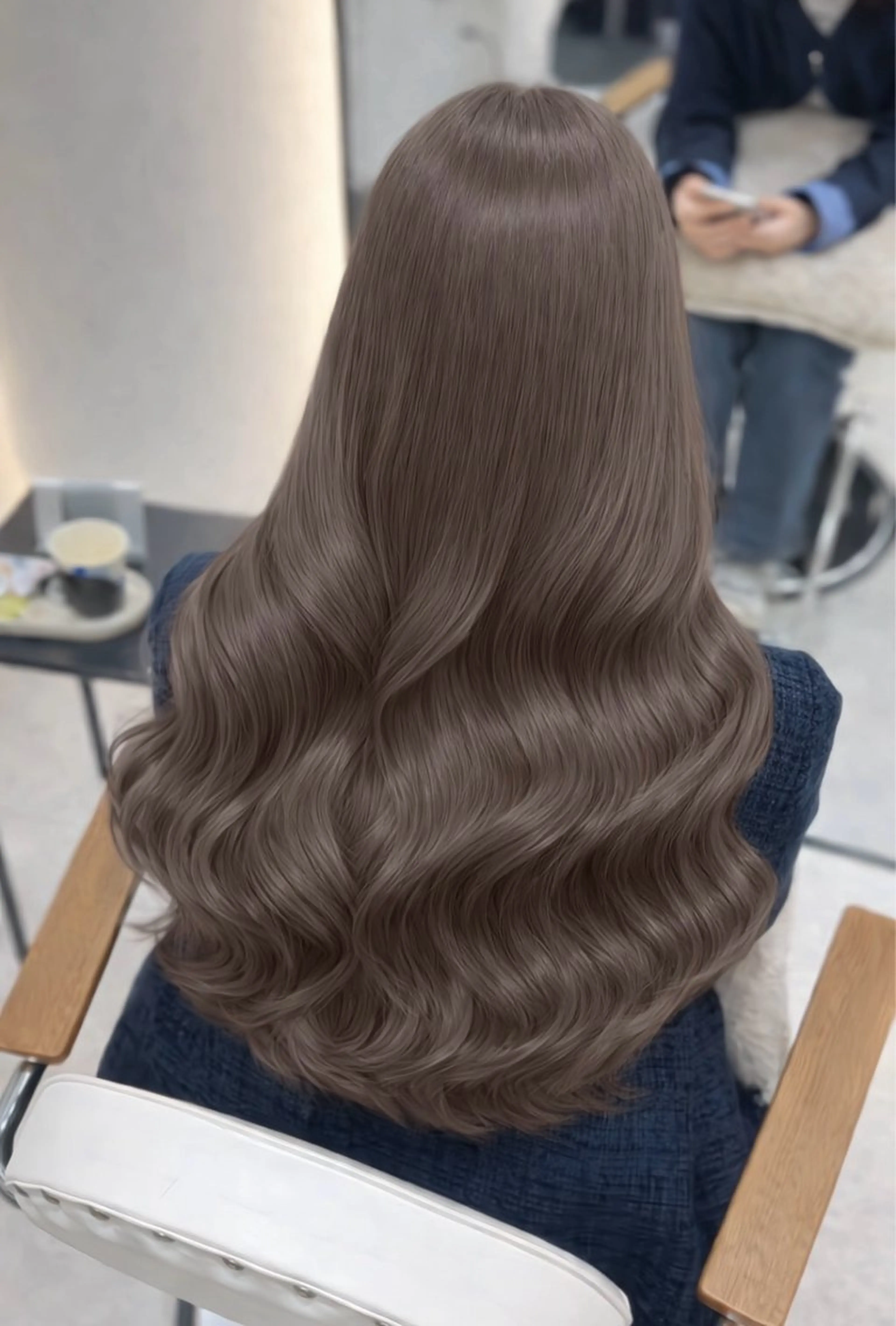 ロング カット ヘアカラー トリートメント 学生人気No1🩶 韓国風/艶髪/てるしのヘアスタイル