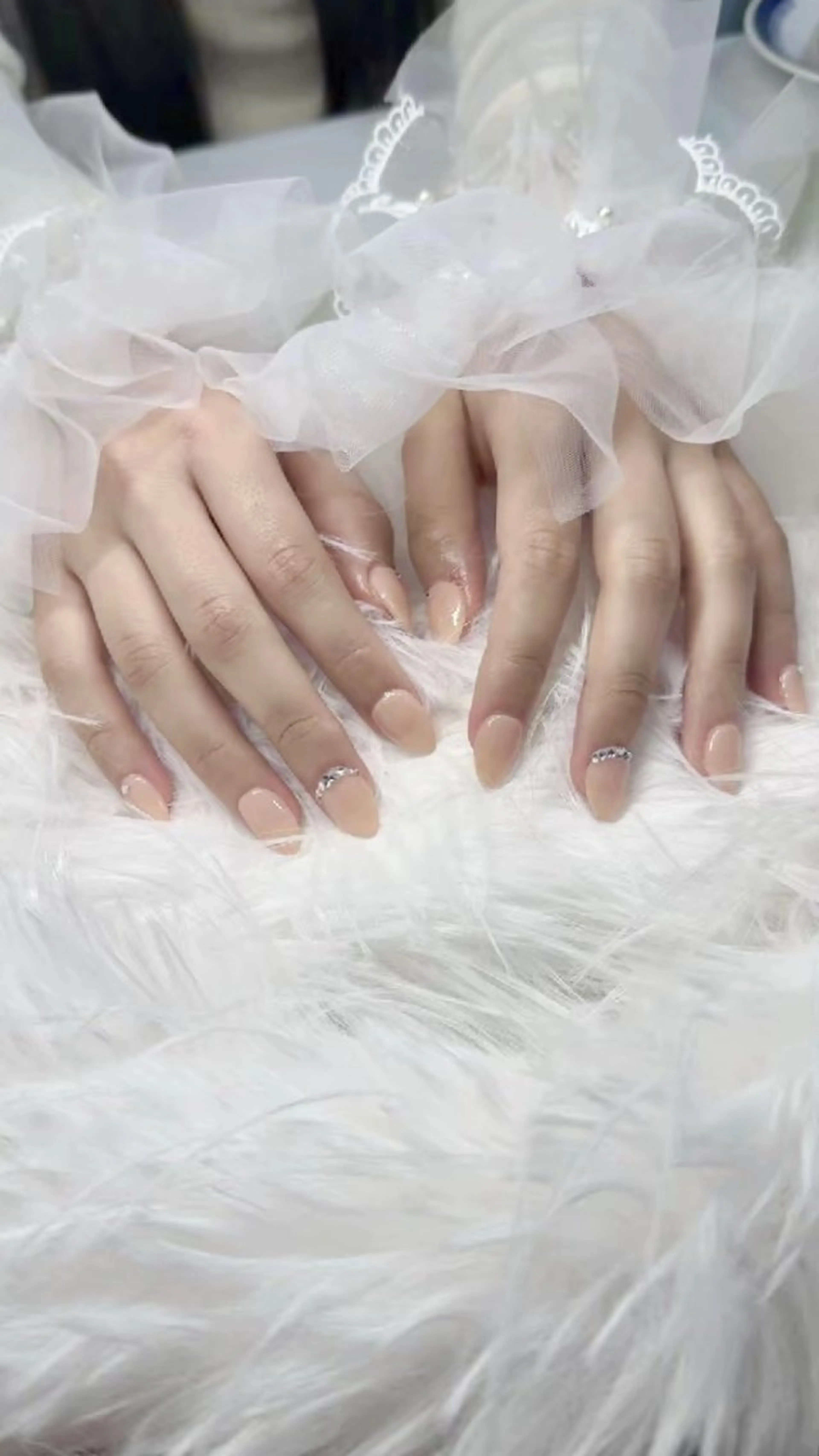 ネイル ストーンネイル ハンドネイル 禅 nails所属・ヤマダ アユミのネイルデザイン