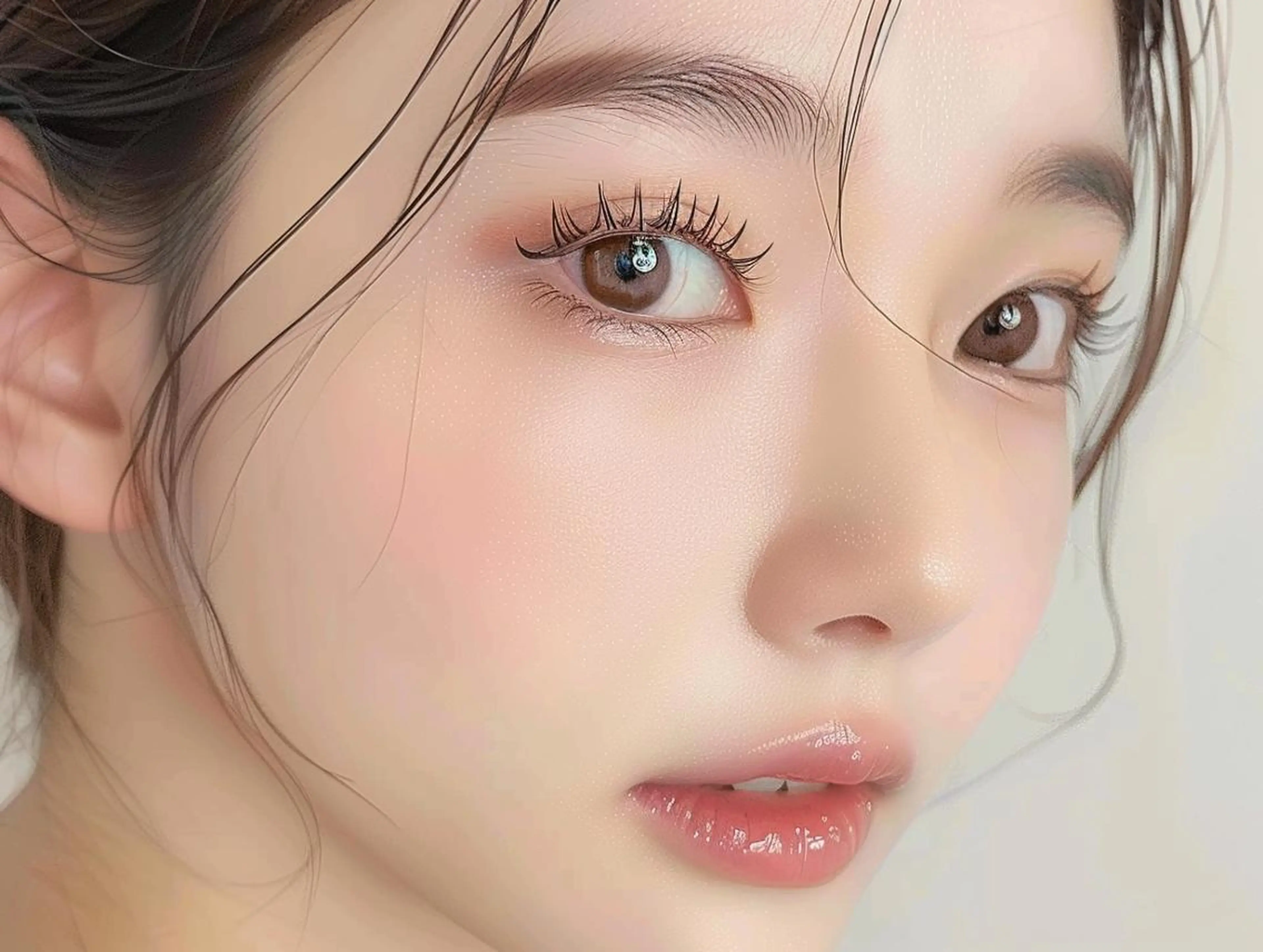 マツエク・マツパ 束感まつ毛 ナチュラル パリジェンヌラッシュリフト まつげパーマ 一重×まつ毛パーマ 🎀Ruka🎀 【束感マツパ】のマツエク・マツパデザイン