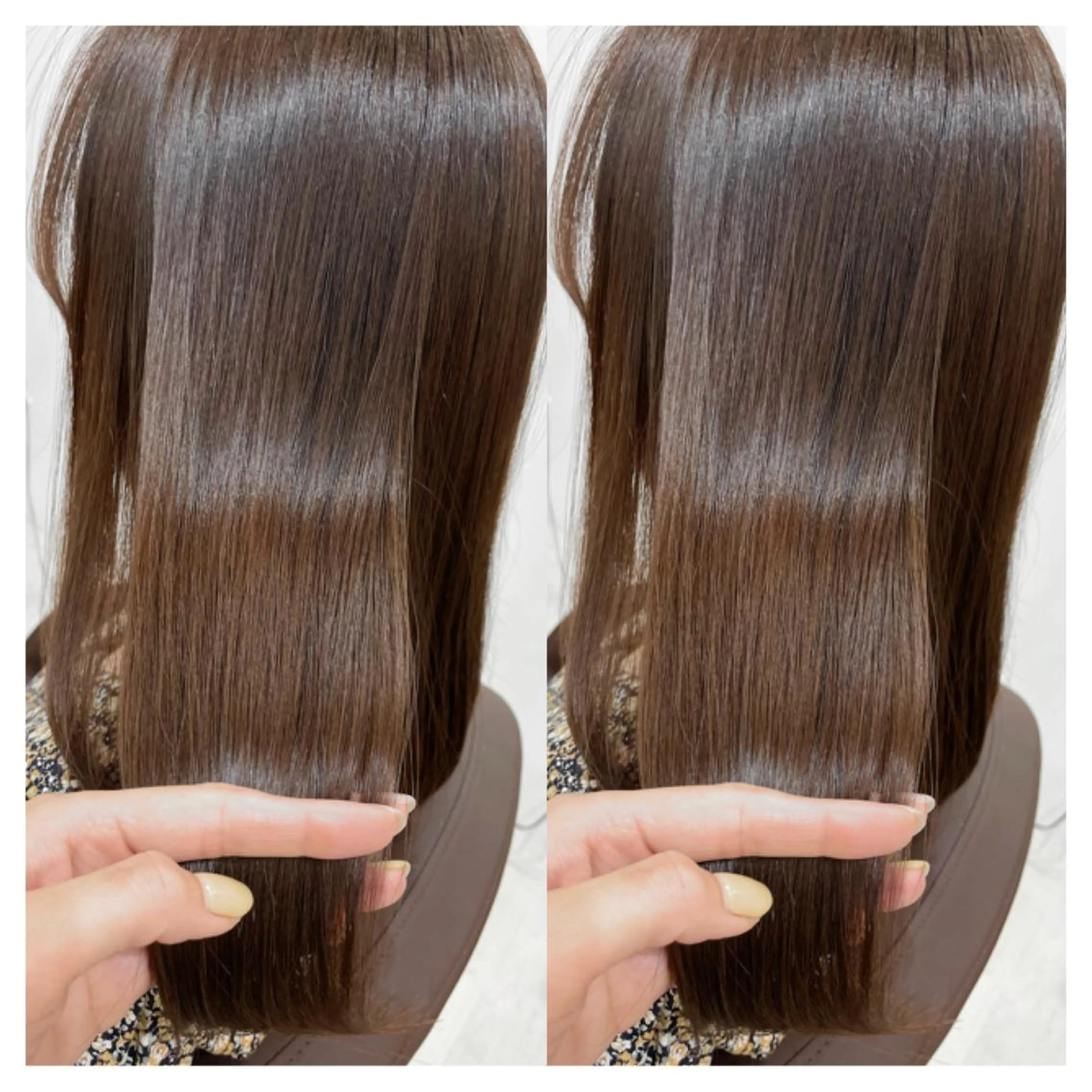 ロング カット 縮毛矯正 トリートメント 村山 茉衣のヘアスタイル