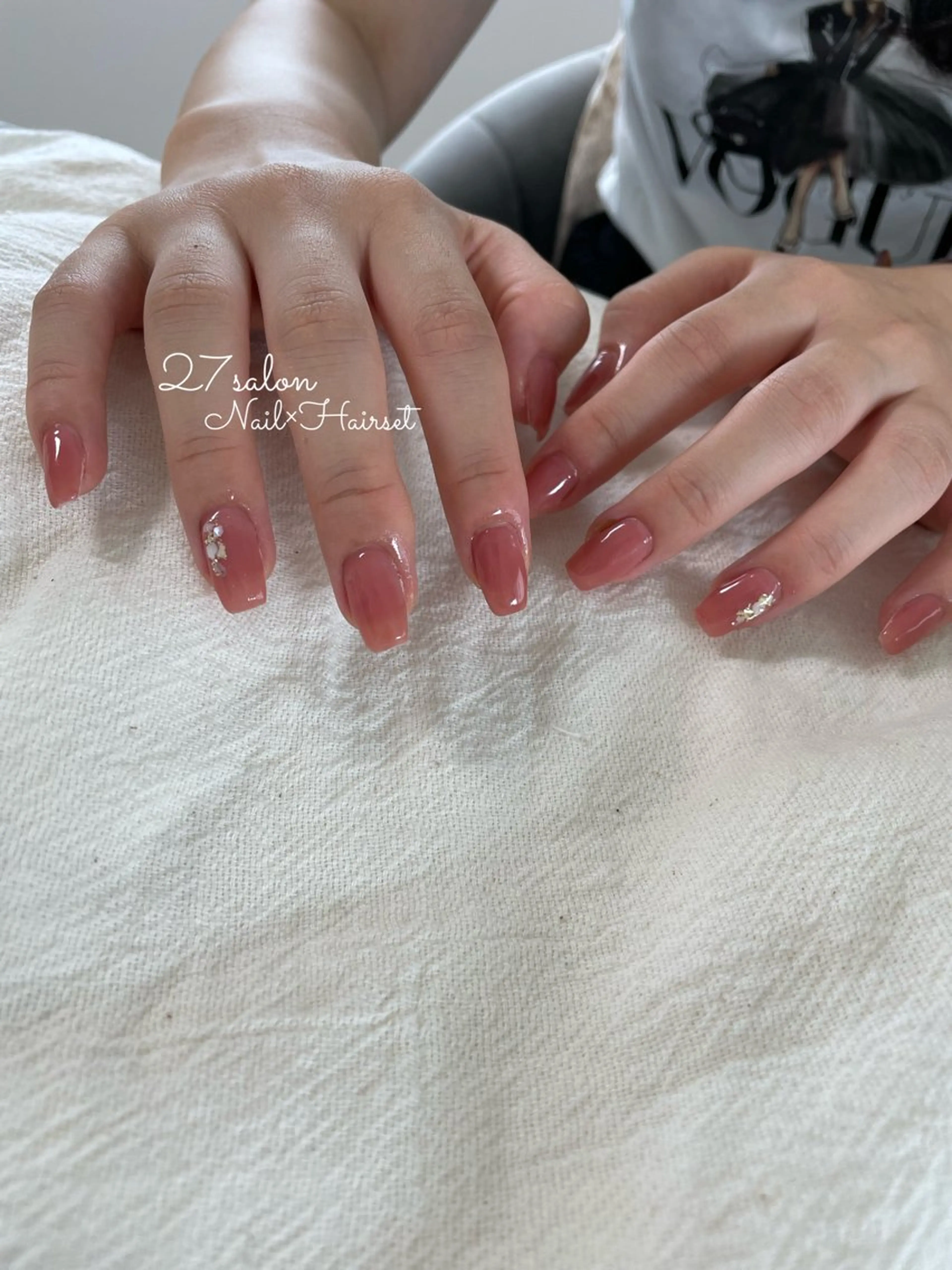 ネイル ワンカラーネイル 27salon yuinaのネイルデザイン