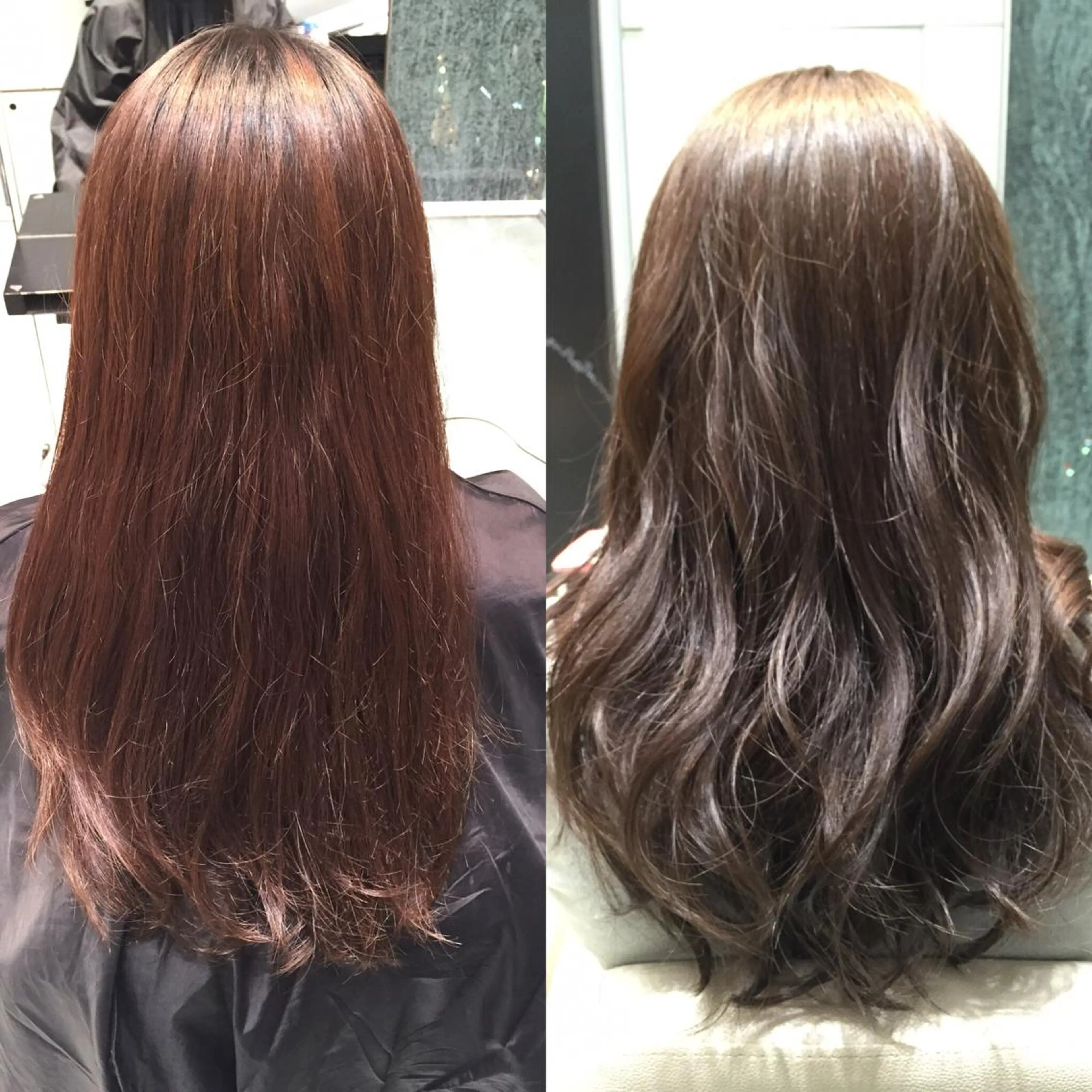 ミディアム セミロング ロング カラー アッシュ Re:ta KANZOのヘアスタイル