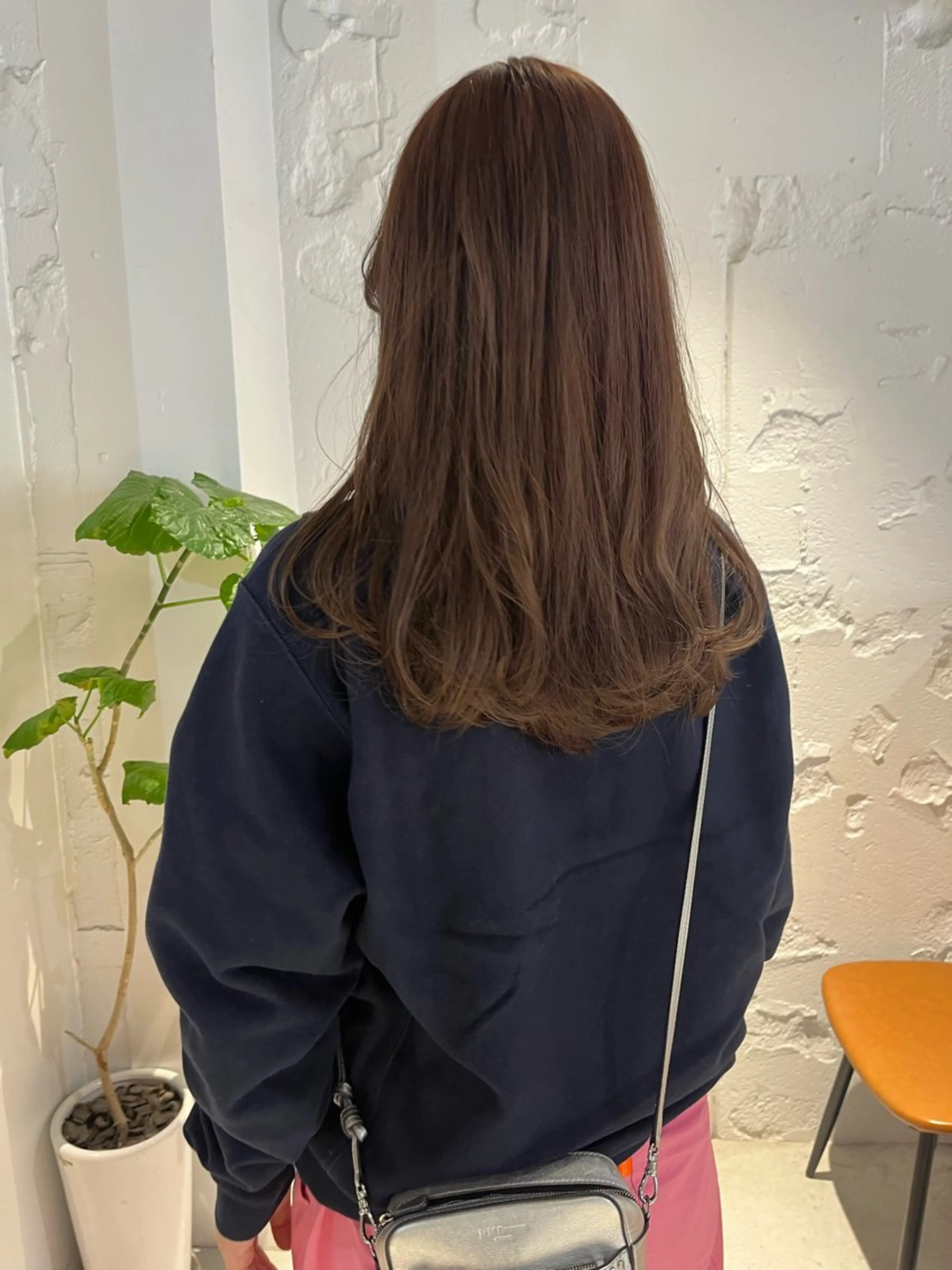 ロング ヘアカラー 透明感カラー♡ 岡部瑠里のヘアスタイル