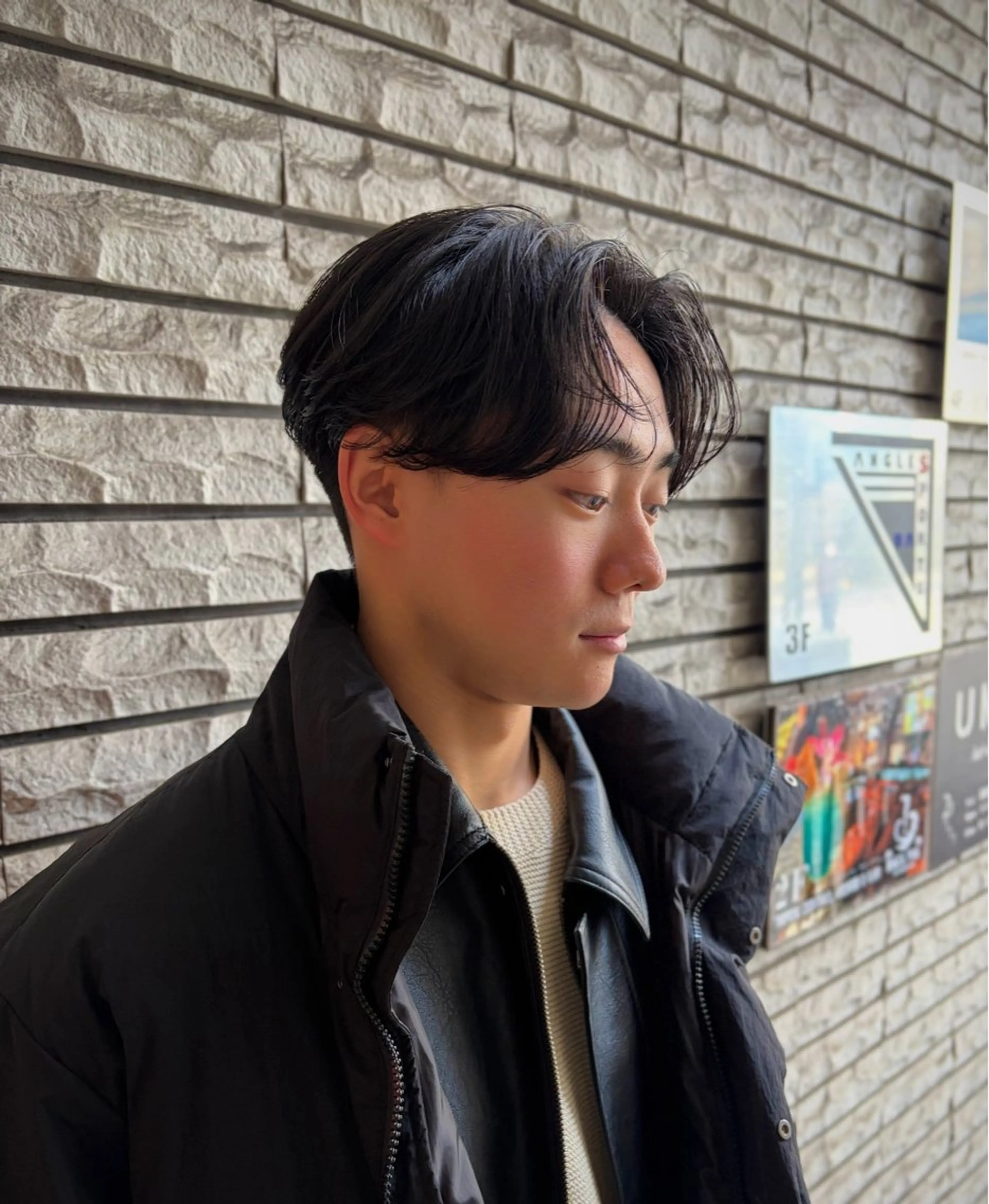 ショート メンズ センターパート カット daichi (UMM)のヘアスタイル