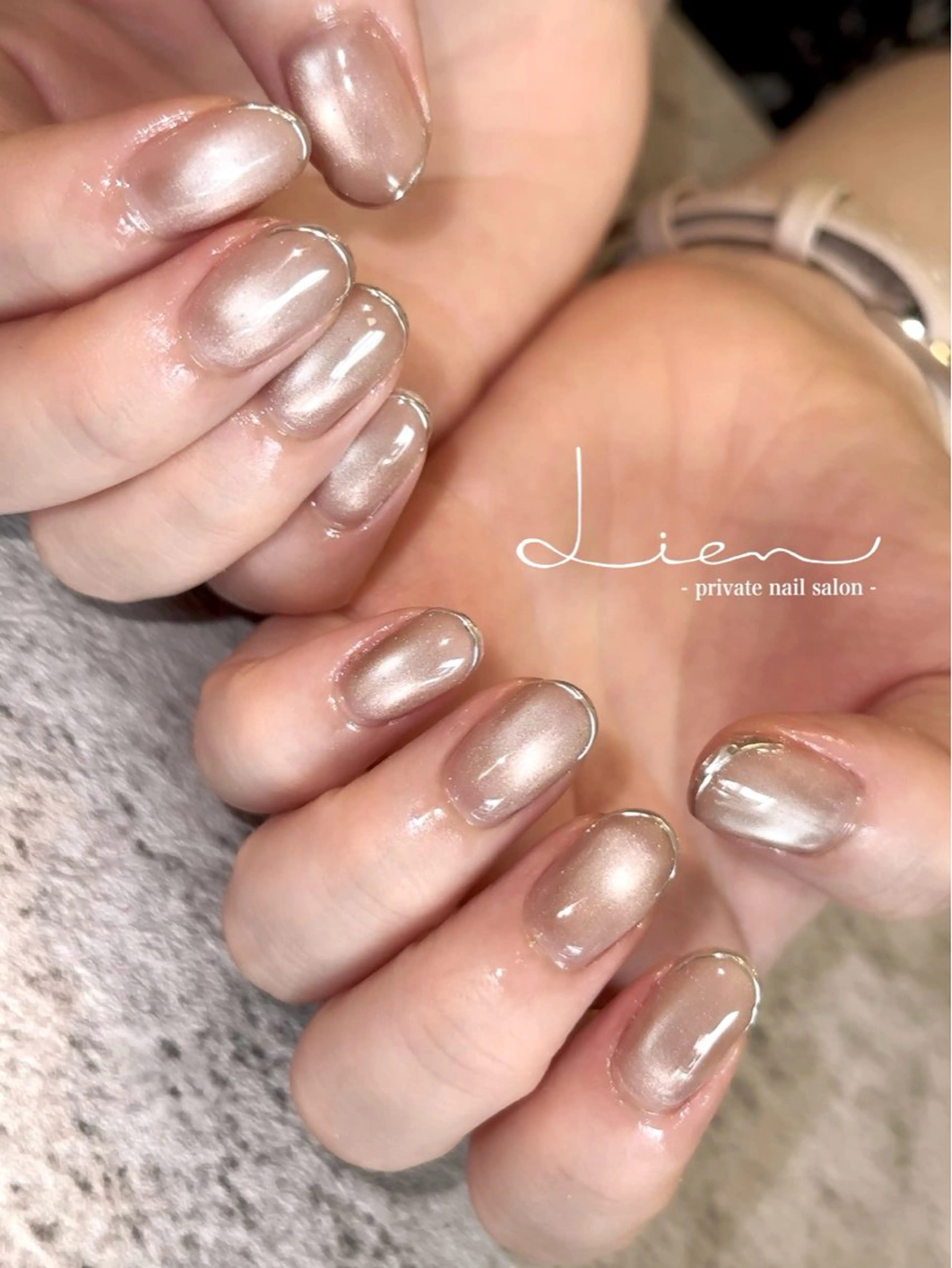 ネイル マグネットネイル ハンドネイル Lien 【リアン】北堀江のネイルデザイン