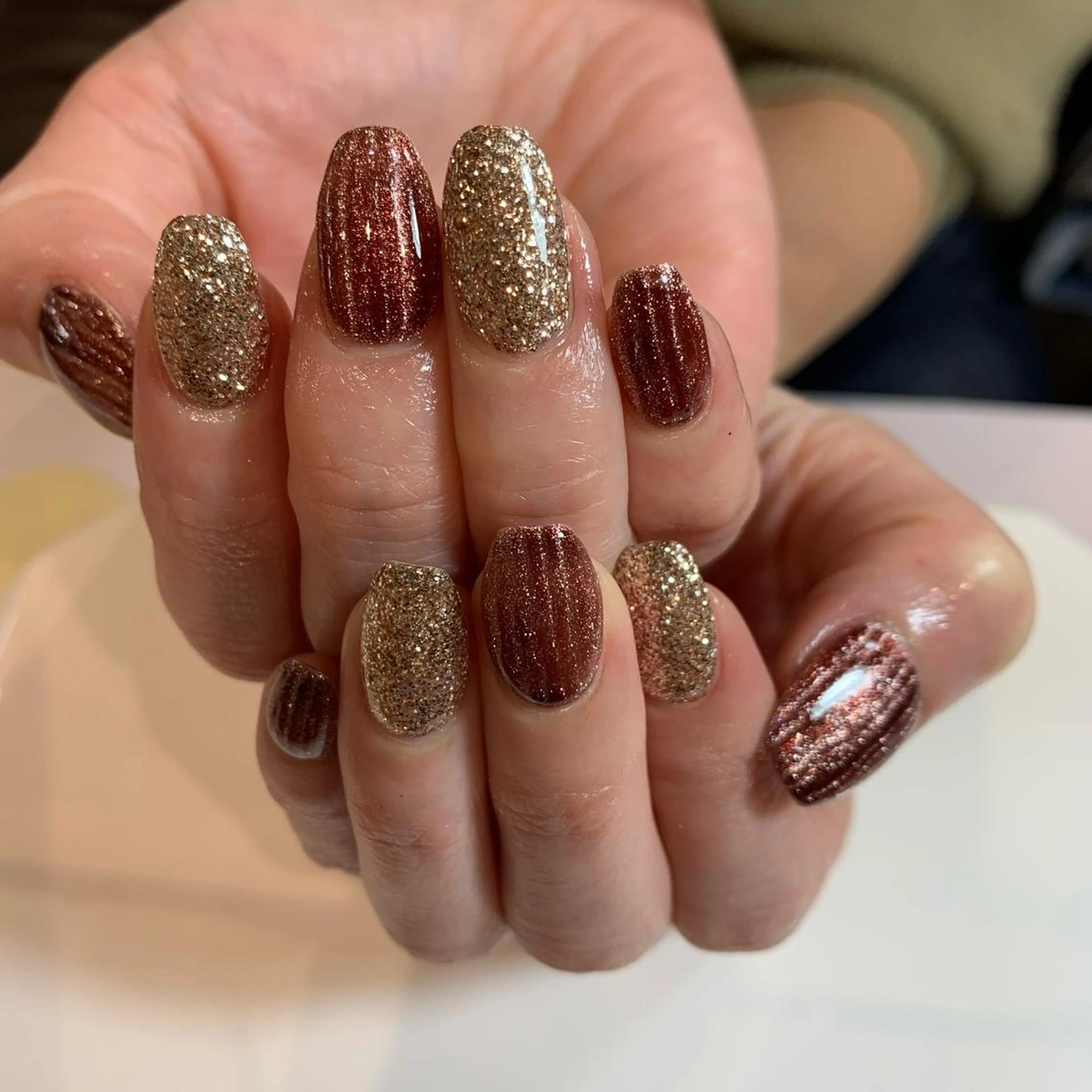 ネイル マグネットネイル ハンドネイル 松川 めぐみのネイルデザイン