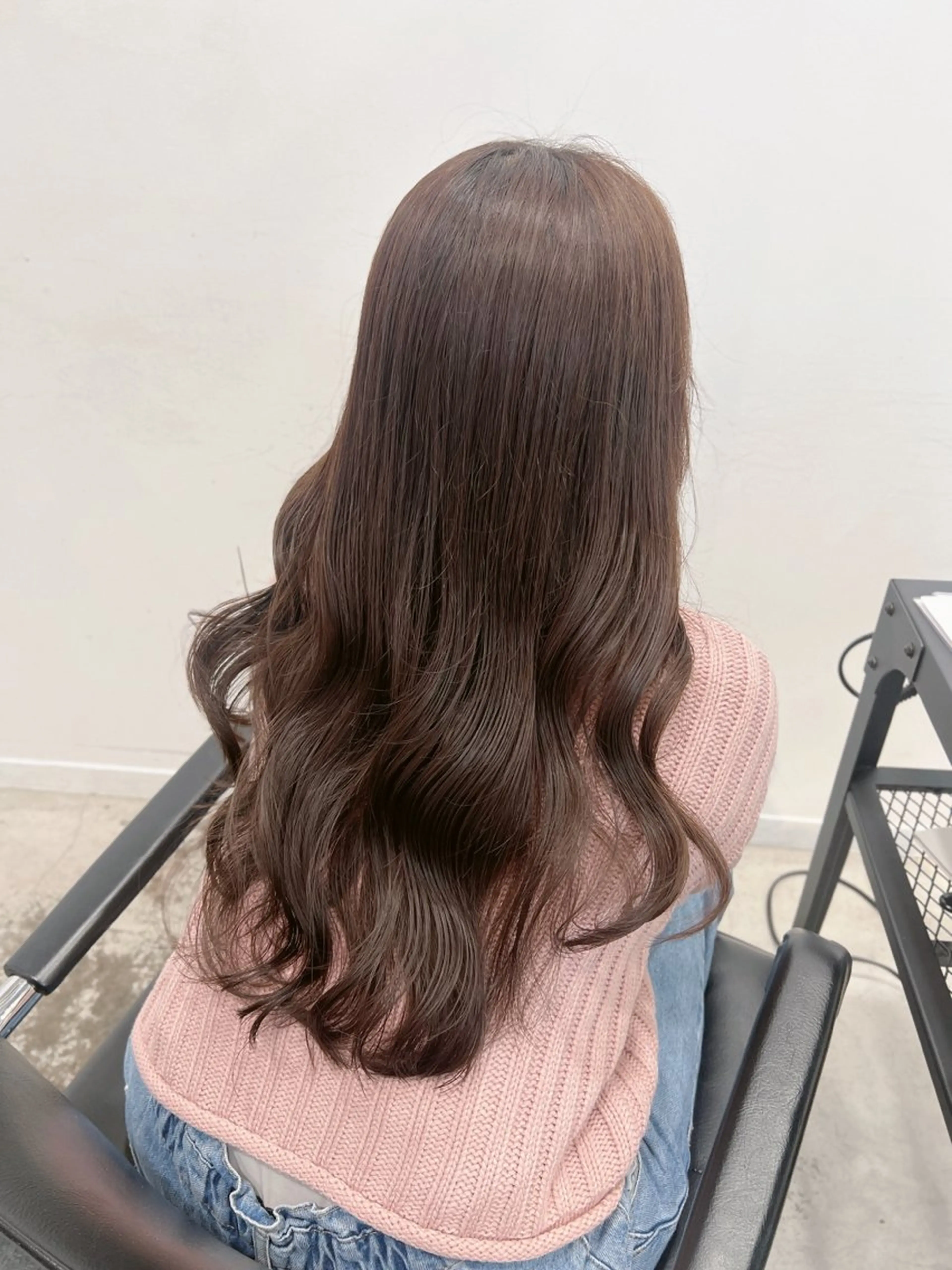 ミディアム カラー ヘアアレンジ ブラウンカラー ショコラブラウン カット ヘアカラー トリートメント ヘアセット レイヤーカット指名 No.1💖マユカのヘアスタイル