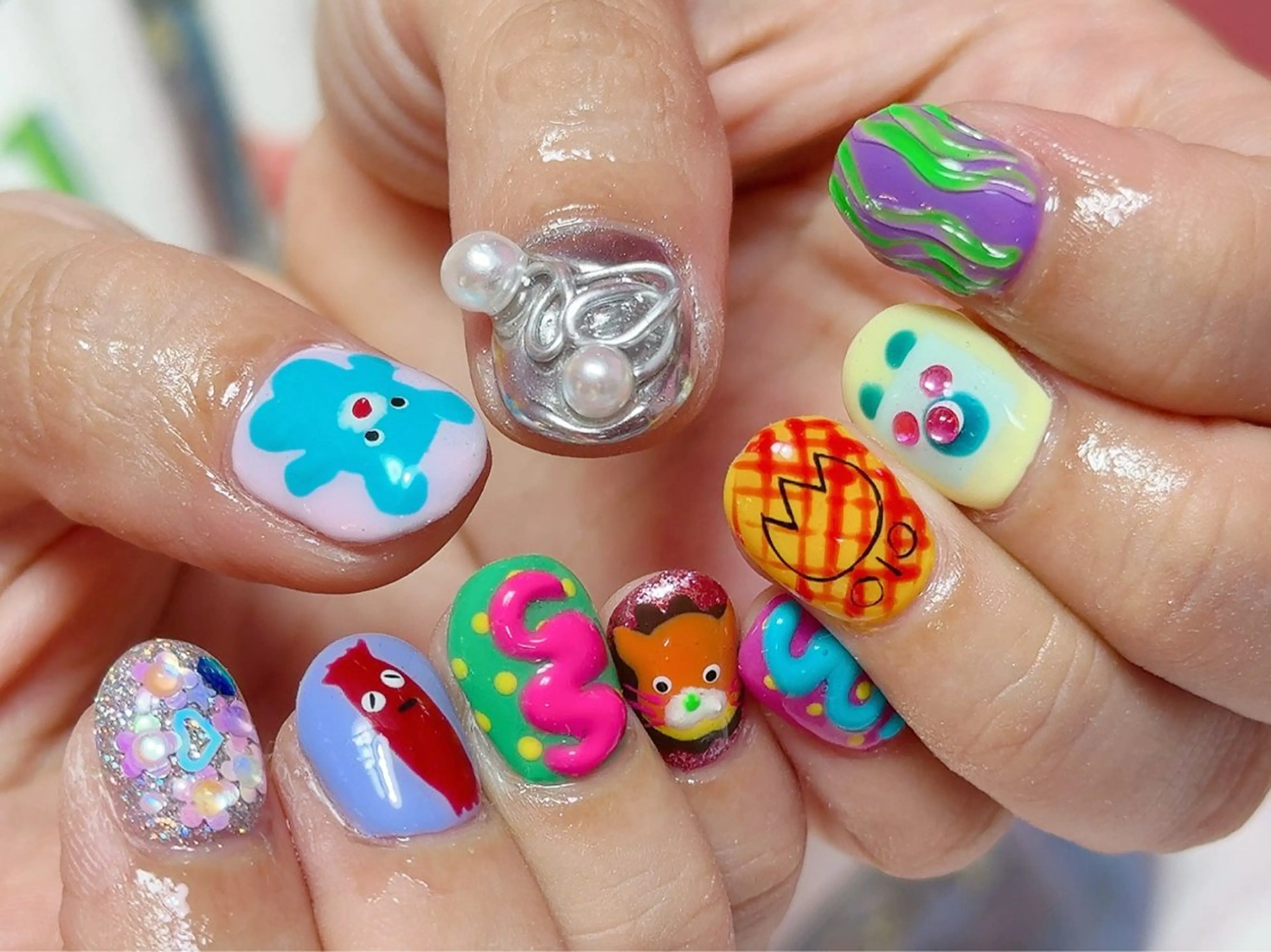 ネイル ハンドネイル Nail Atelier IamI所属・アイアムアイ 大村磨衣のネイルデザイン