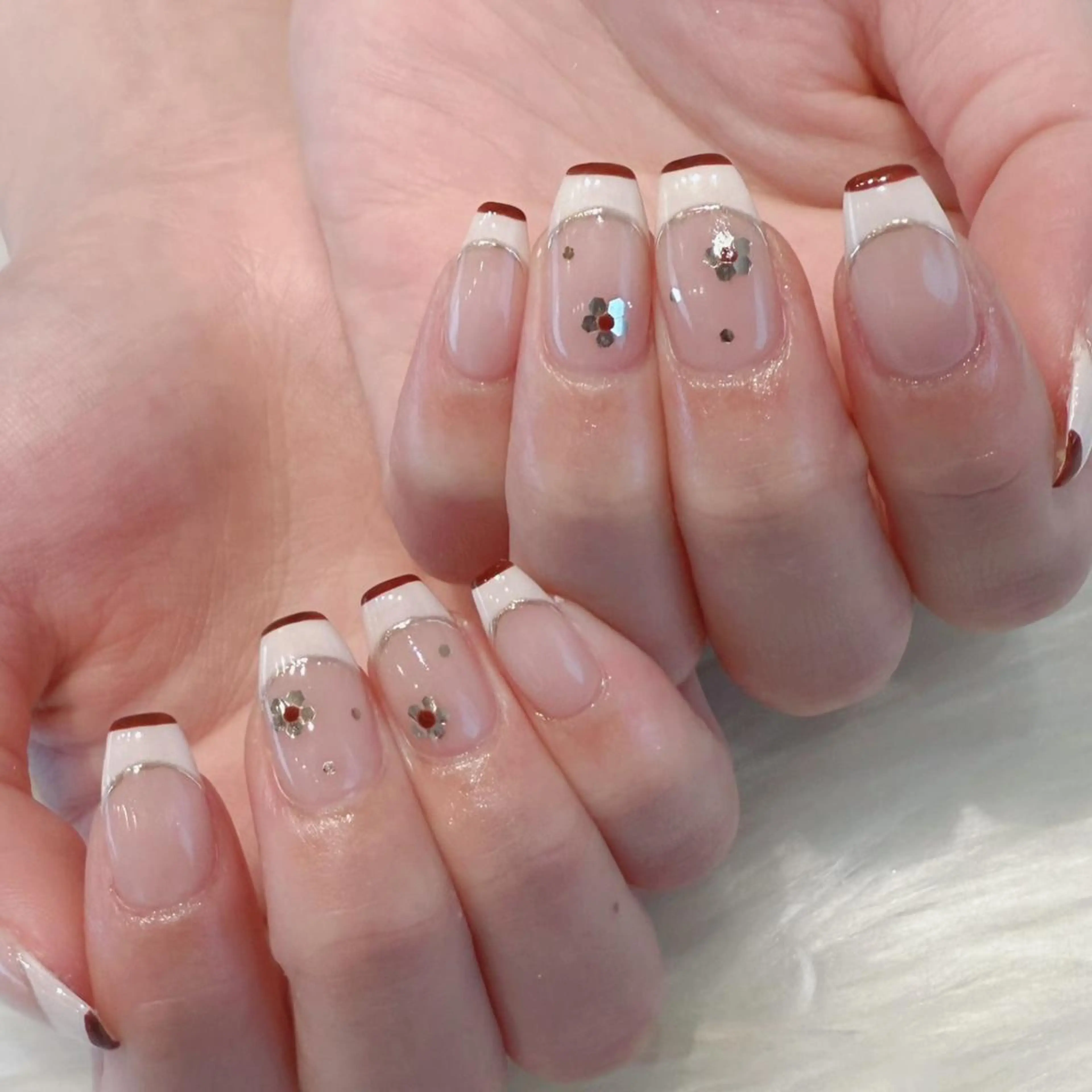 ネイル フレンチネイル ハンドネイル Kanai Harukaのネイルデザイン