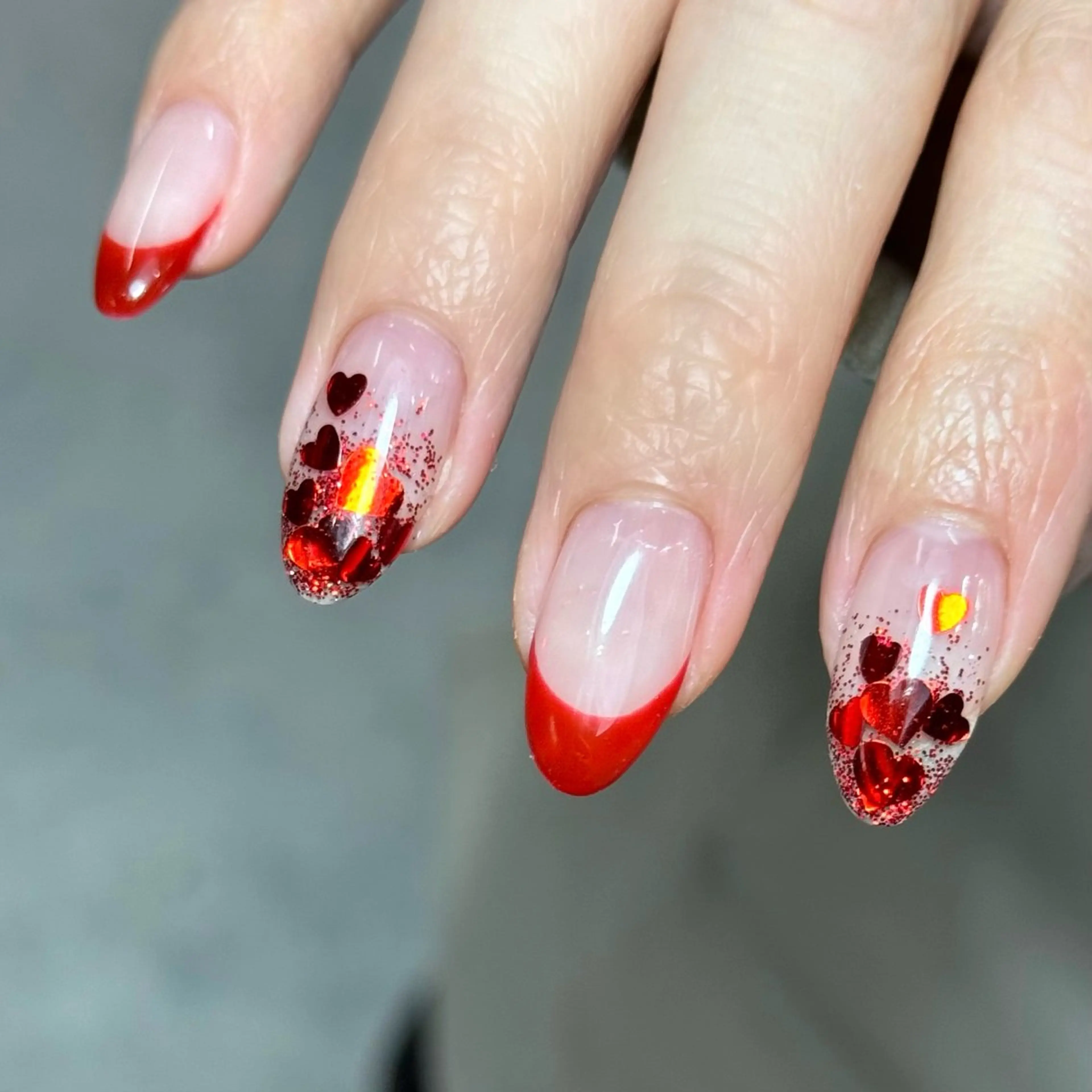 ネイル 冬ネイル クリスマス ハンドネイル HARUKA ネイリスト福岡/薬院のネイルデザイン