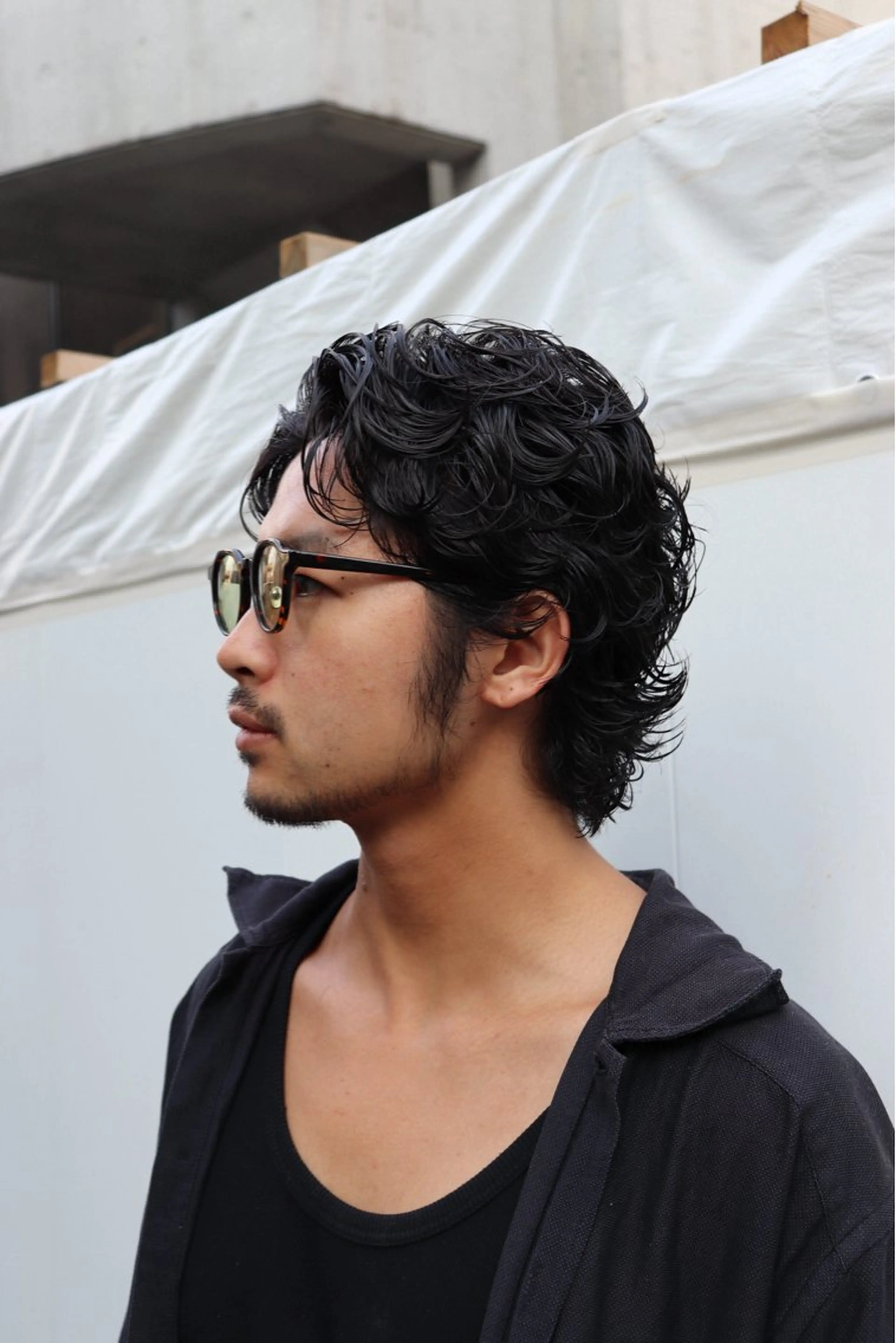 パーマ メンズ 似合わせカット /パーマ岡本淳平のヘアスタイル