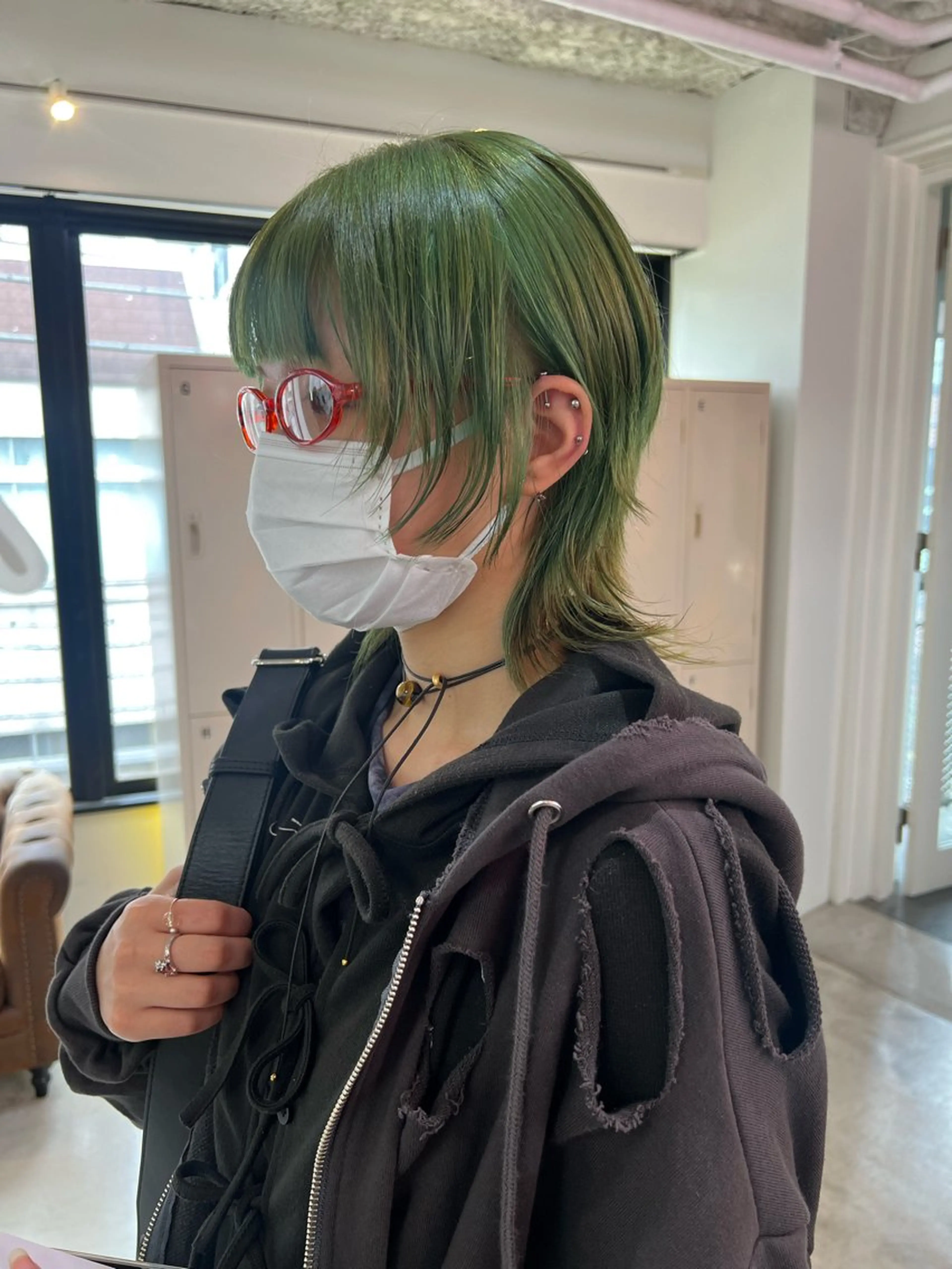 ミディアム カット 💥ウルフカット デザインあんな💥のヘアスタイル