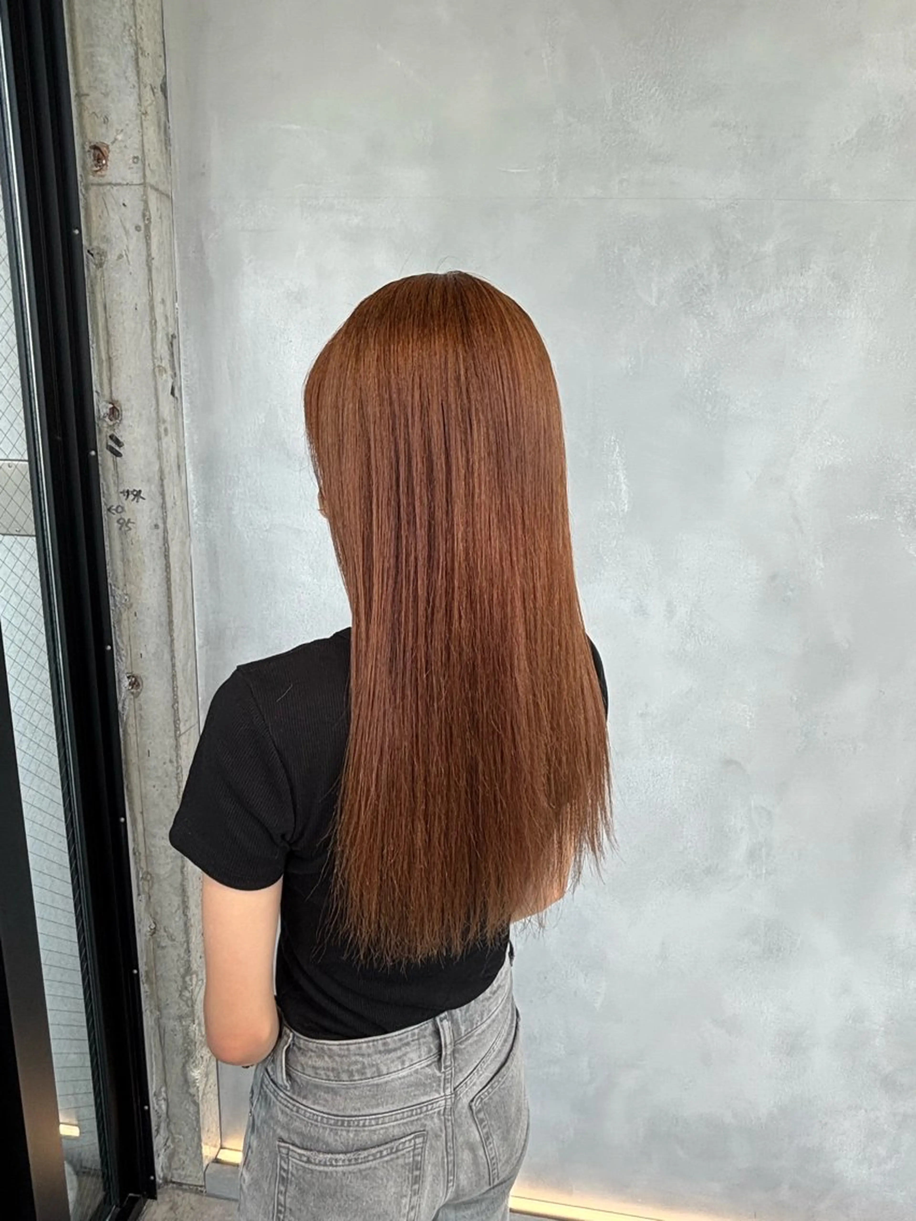 ロング カラー ブリーチ ブリーチなしカラー ヘアカラー トリートメント 暖色/ハイトーン/ カラー/HBLのヘアスタイル