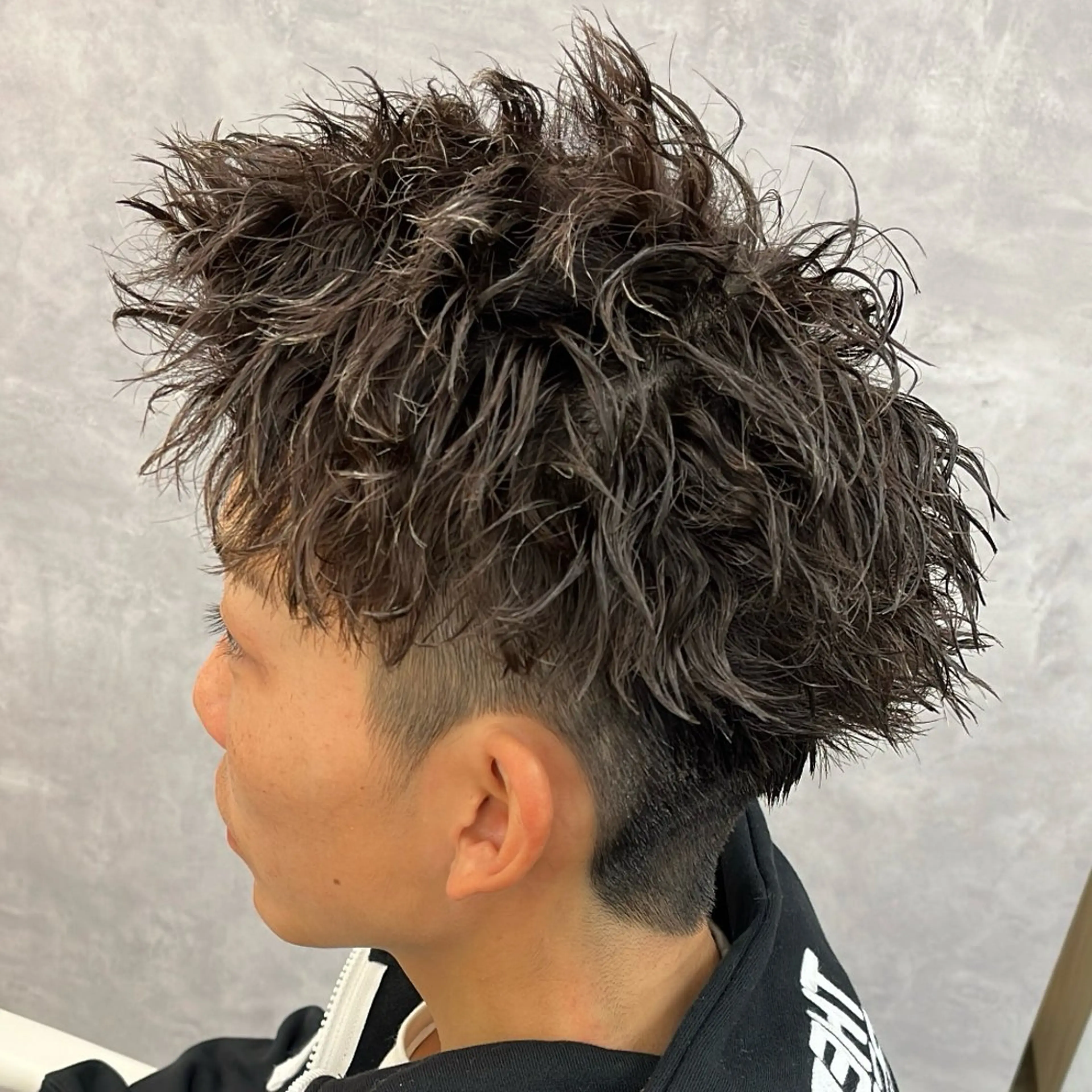 ショート メンズ カット パーマ 🔥滋賀県草津/ メンズ吉永祐也🔥のヘアスタイル