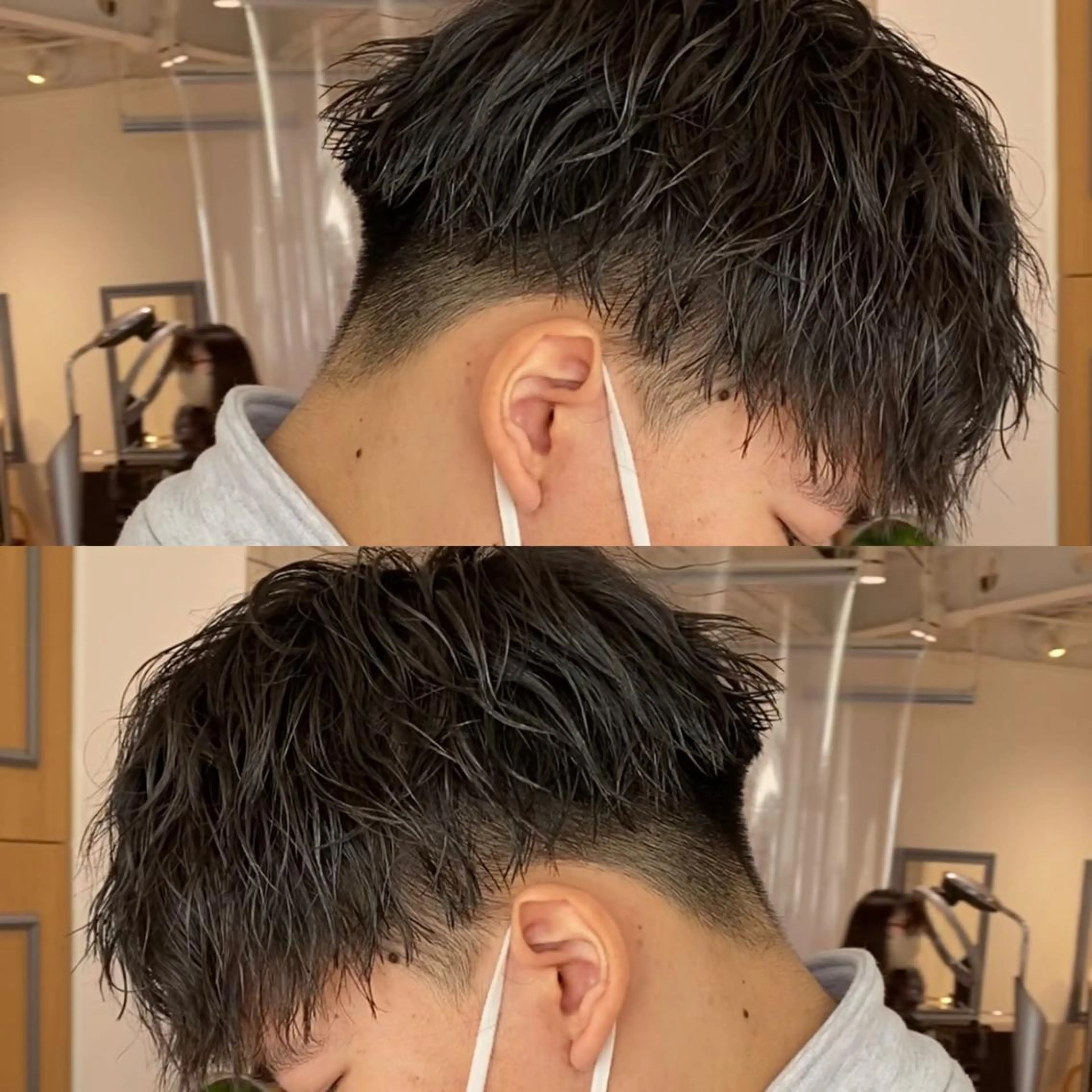 パーマ 神奈川大学最寄り白楽 三本松巧のヘアスタイル