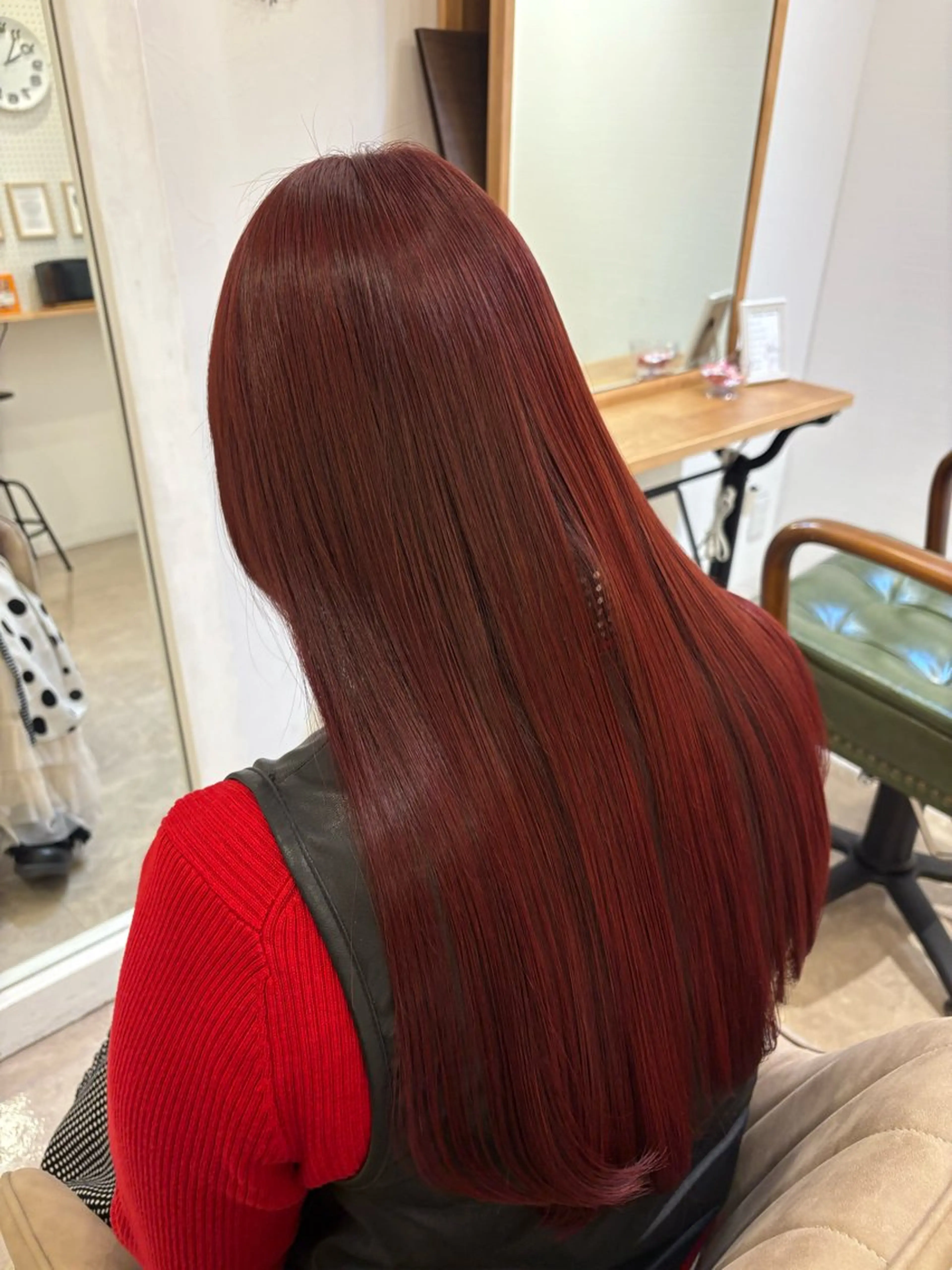 ロング カラー ヘアカラー トリートメント 艶カラー/ ヒナノのヘアスタイル