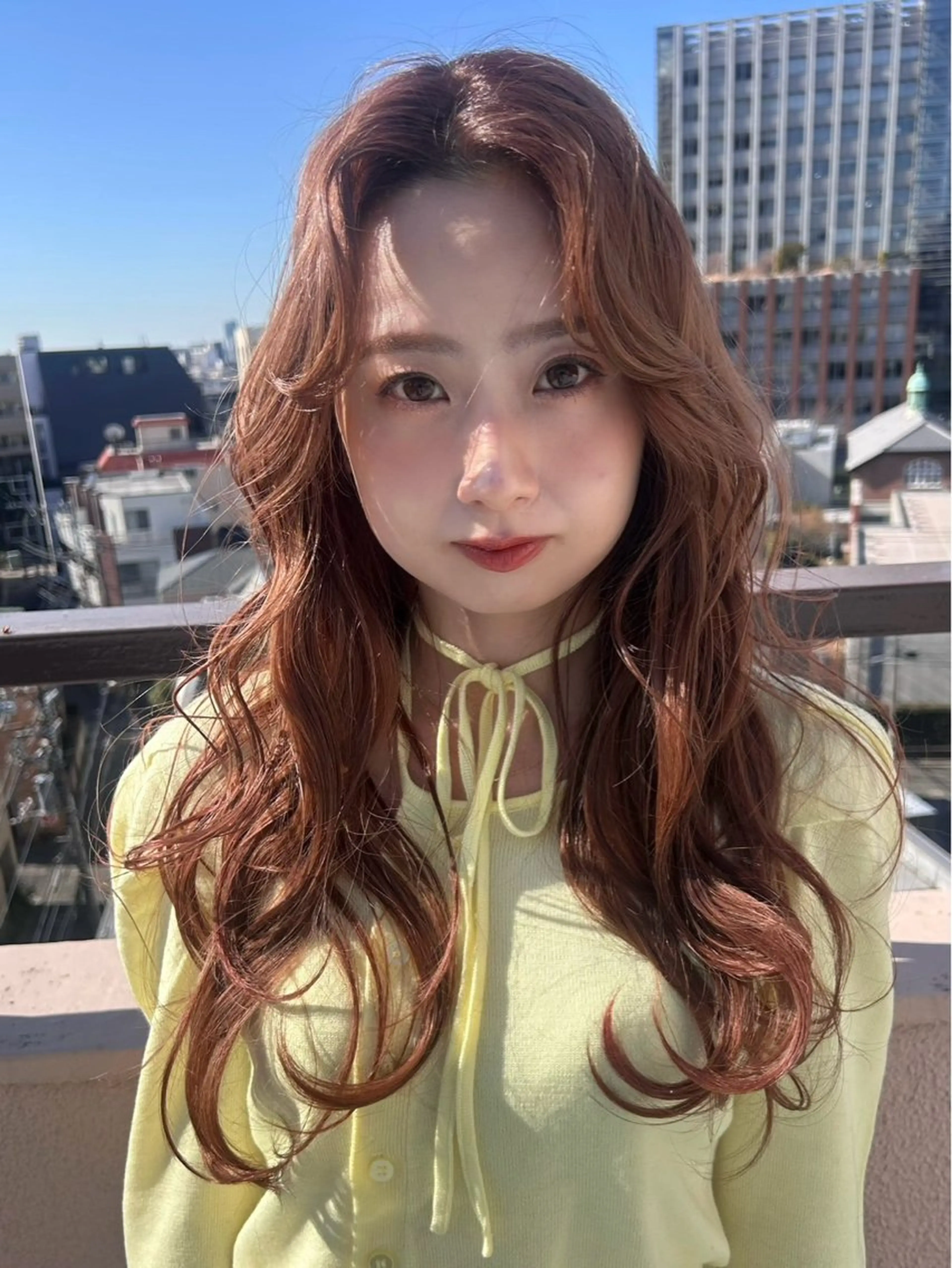 ロング 工藤 芽生のヘアスタイル