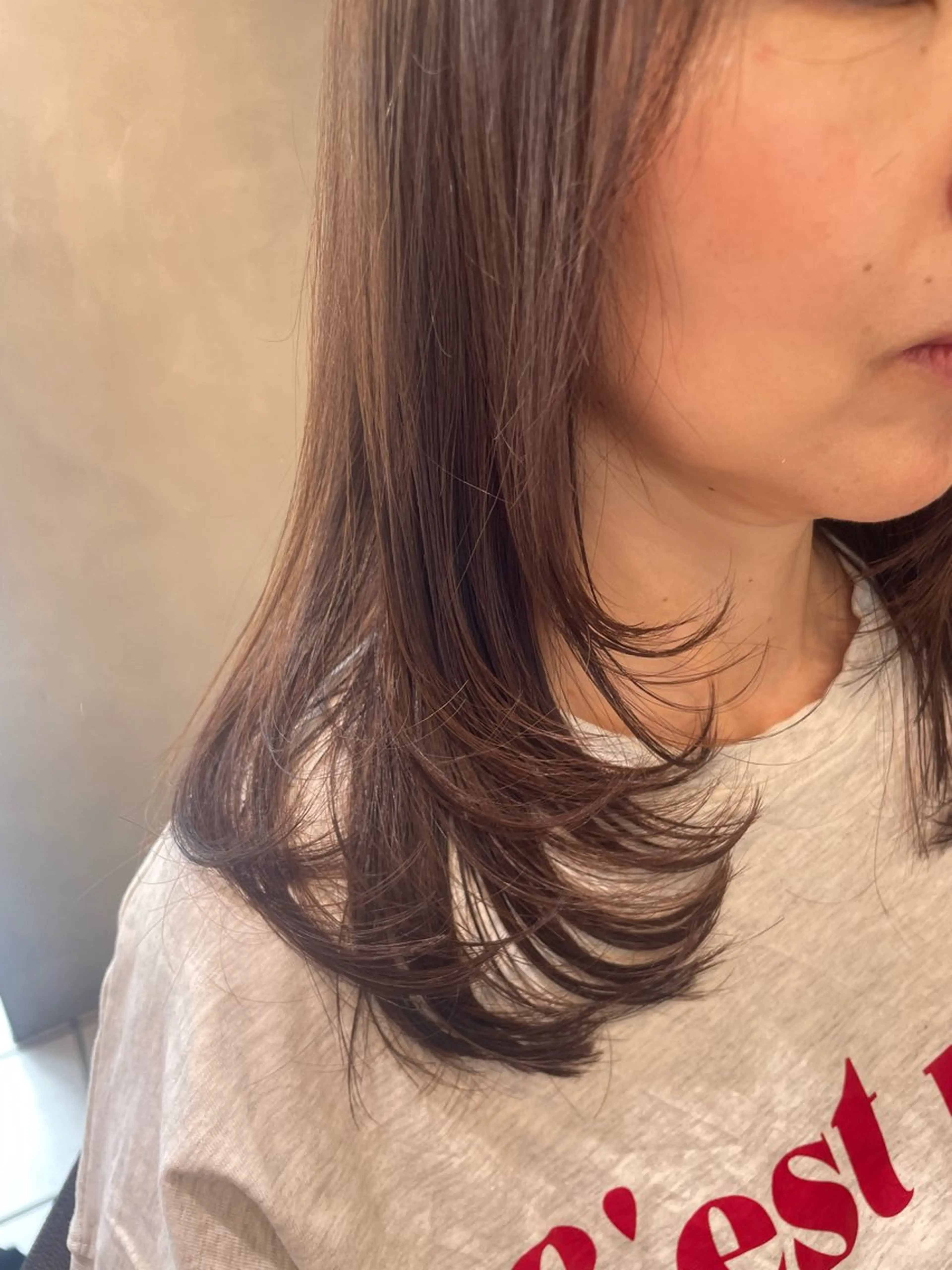 ロング レイヤーカット 畠山 莉緒のヘアスタイル