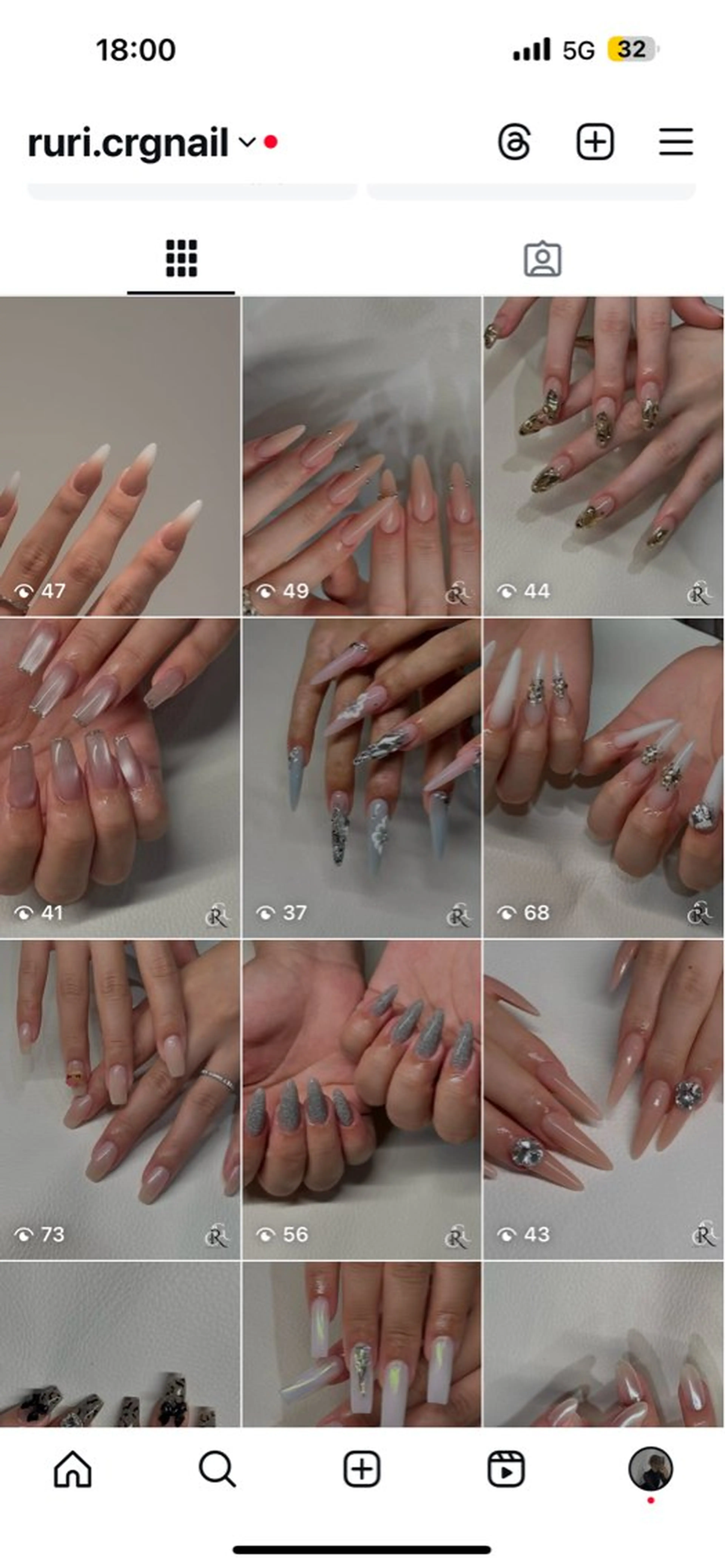 ネイル ハンドネイル 美フォルム✨ CRG　RURIのネイルデザイン