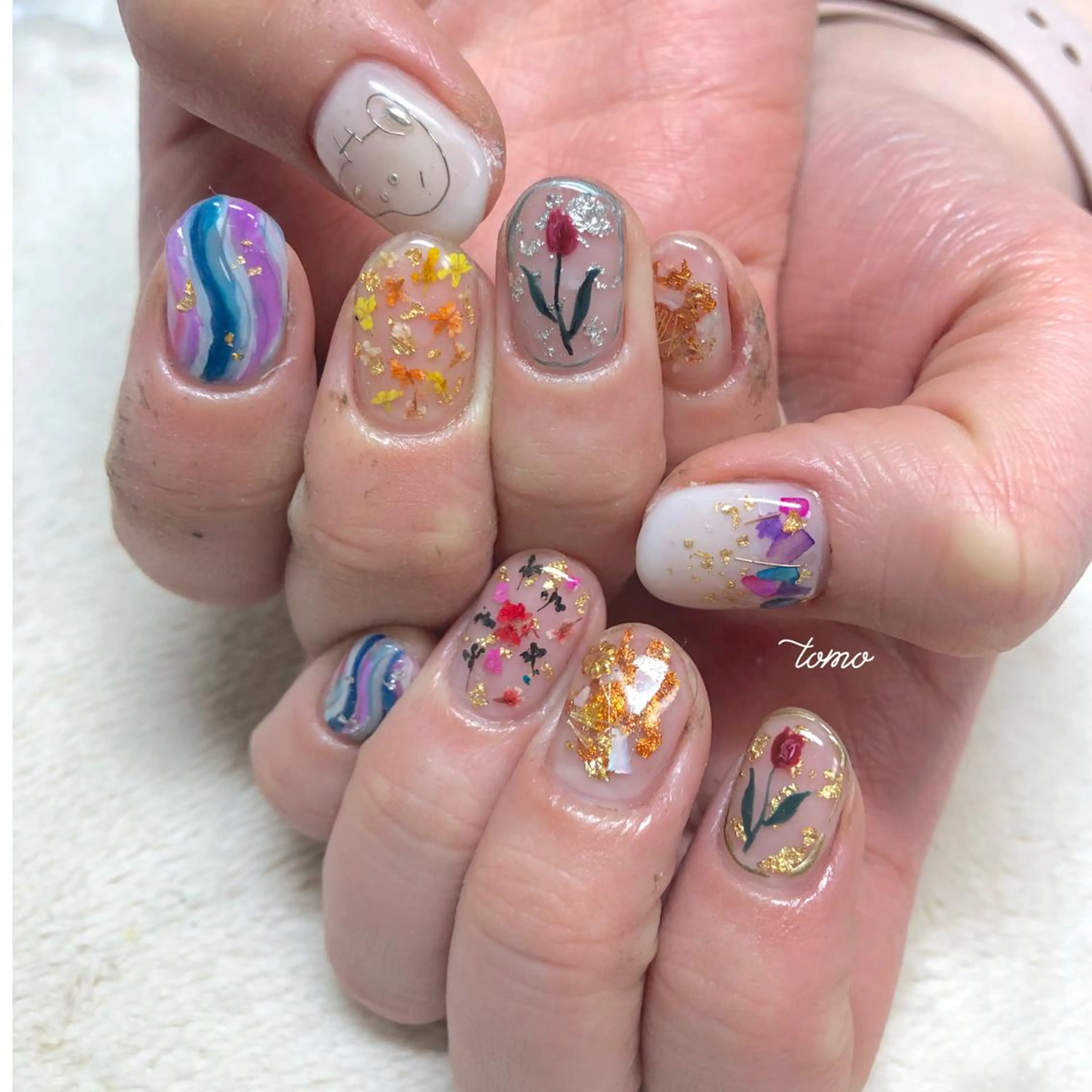 ネイル ハンドネイル nailist TOMOのネイルデザイン