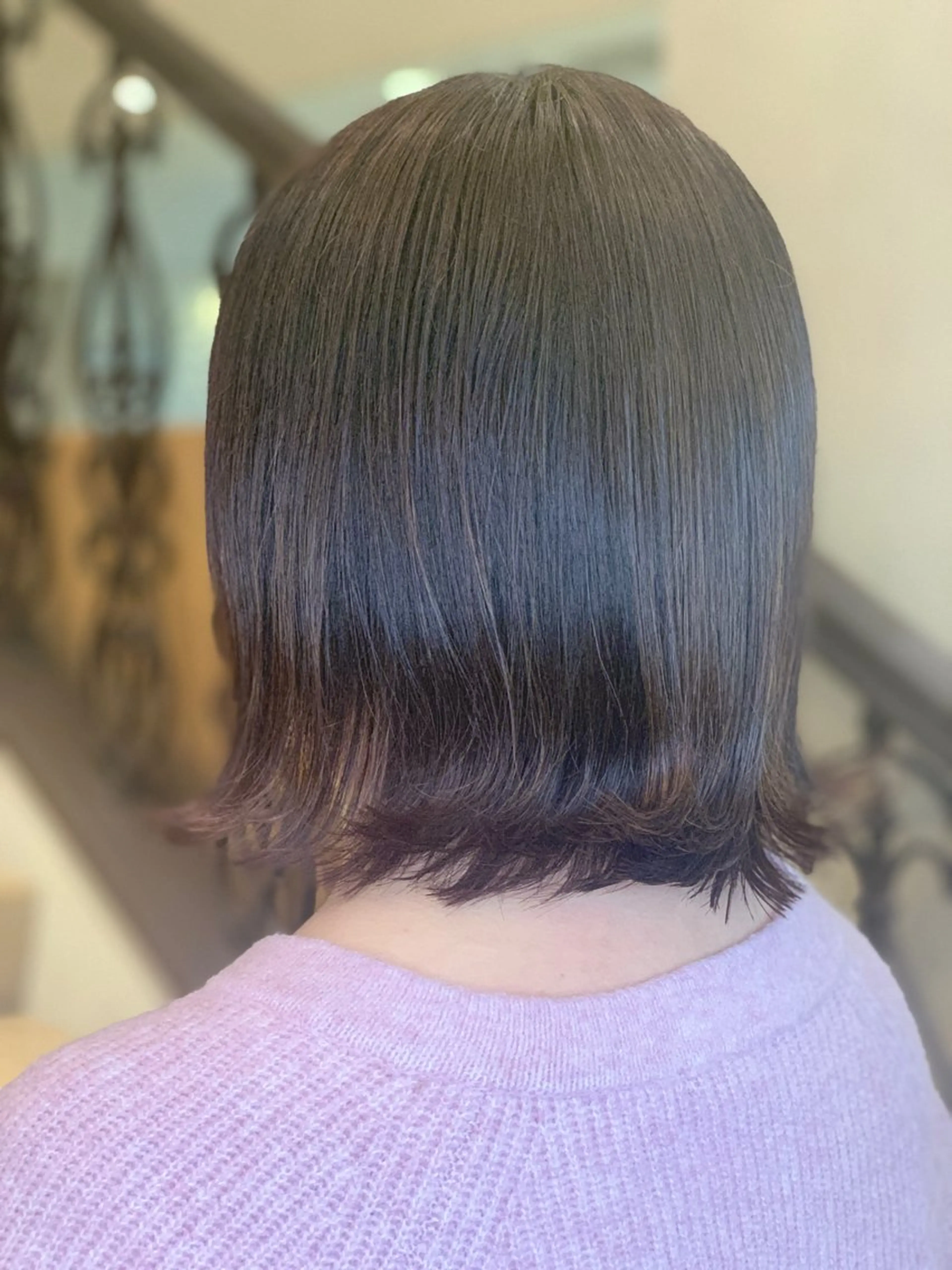 ミディアム ヘアカラー 大島 裕也のヘアスタイル