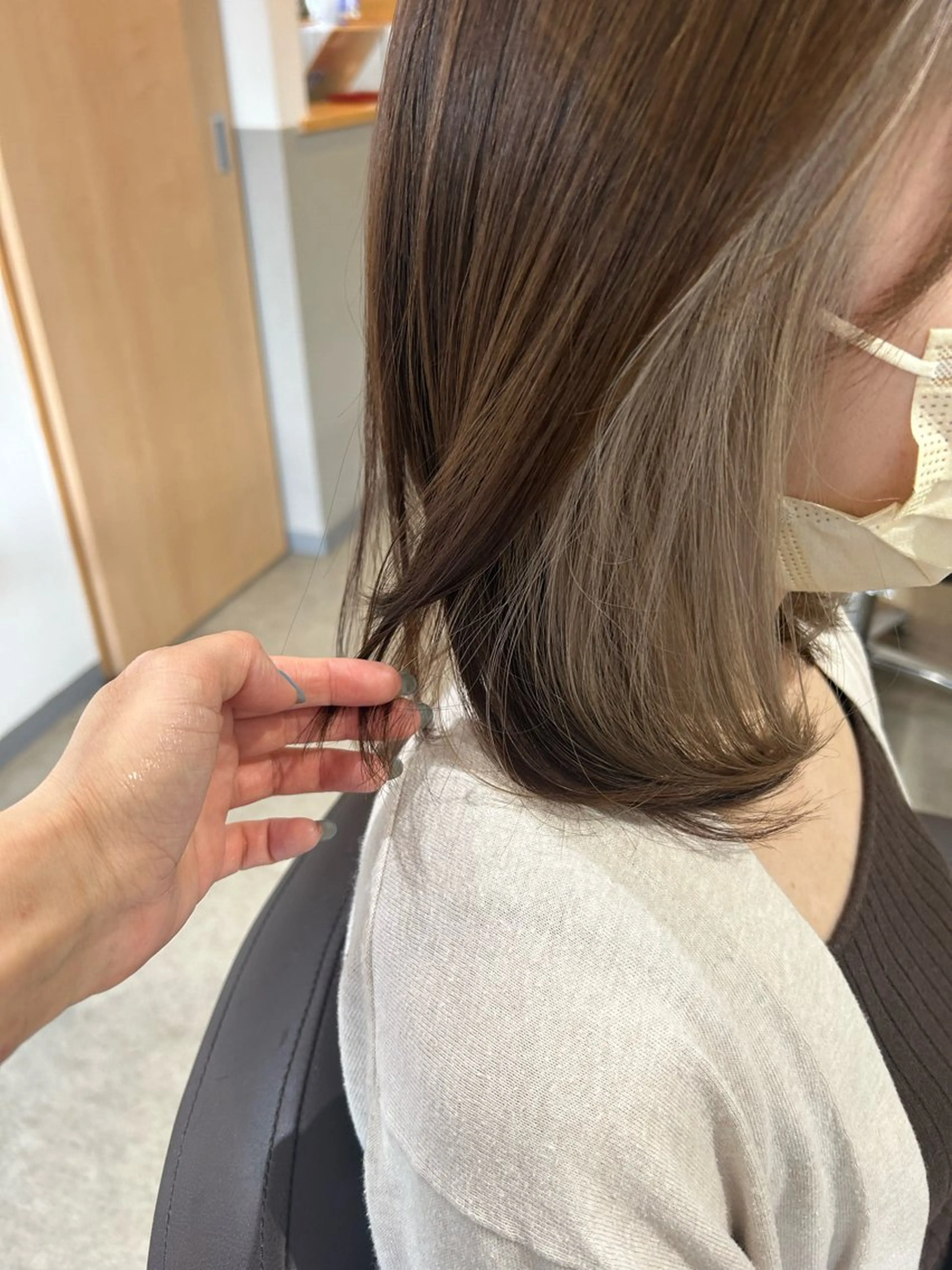 ミディアム カラー miri.. 久留米のヘアスタイル