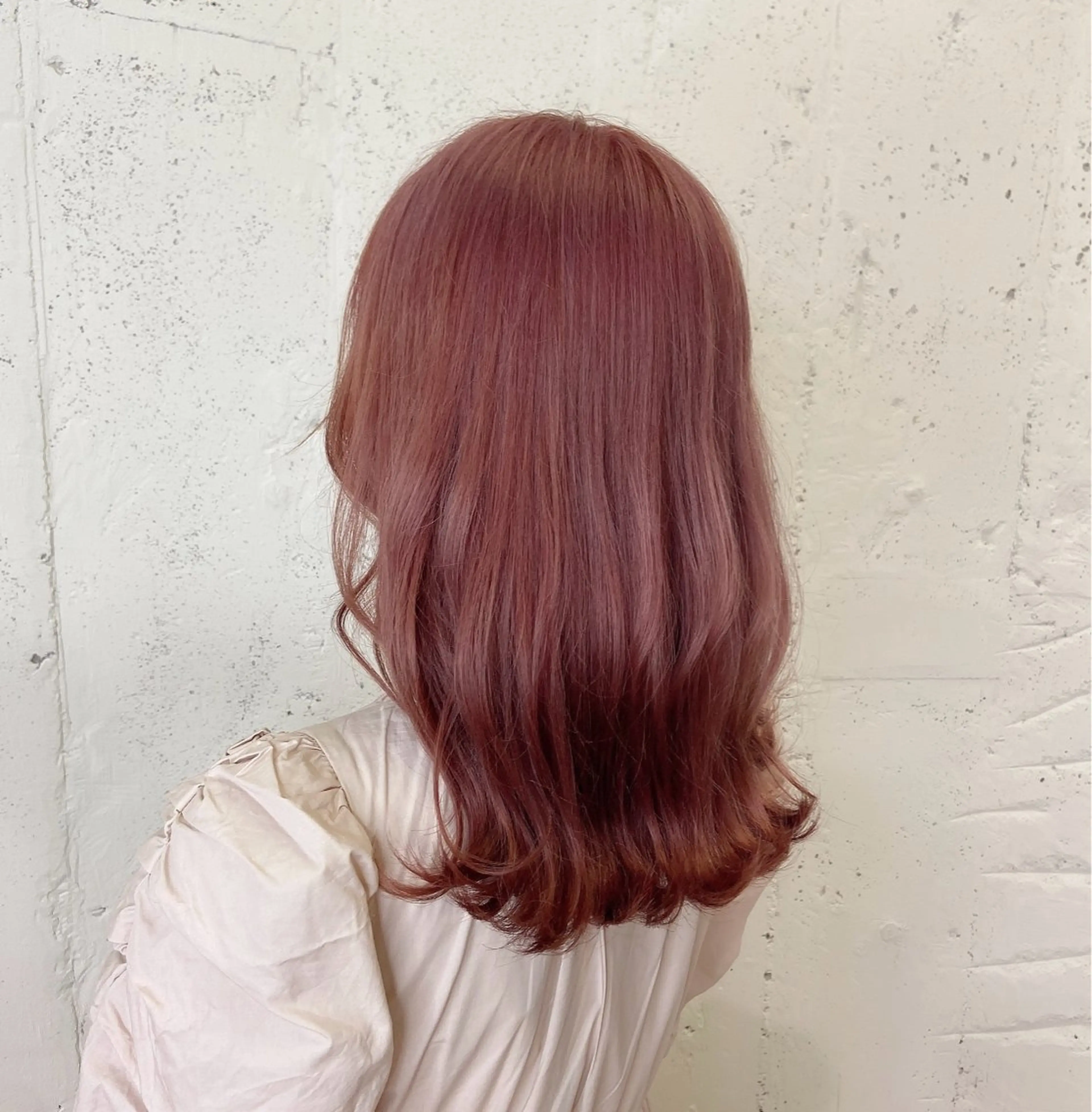 ミディアム カラー 透明感つやカラー🎀 ／マツエクのヘアスタイル