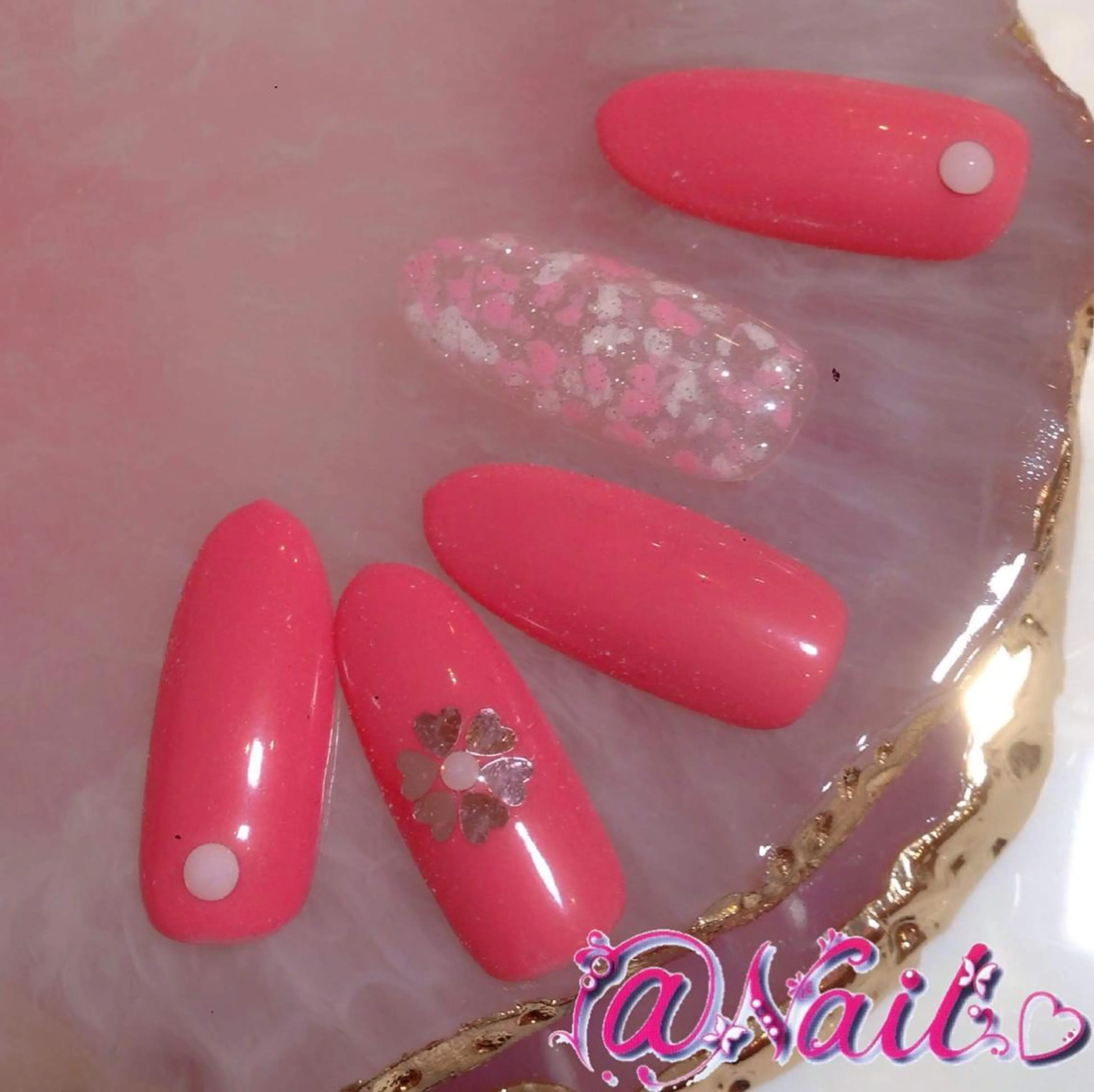 ネイル ネイルチップ 小尾 栞のネイルデザイン