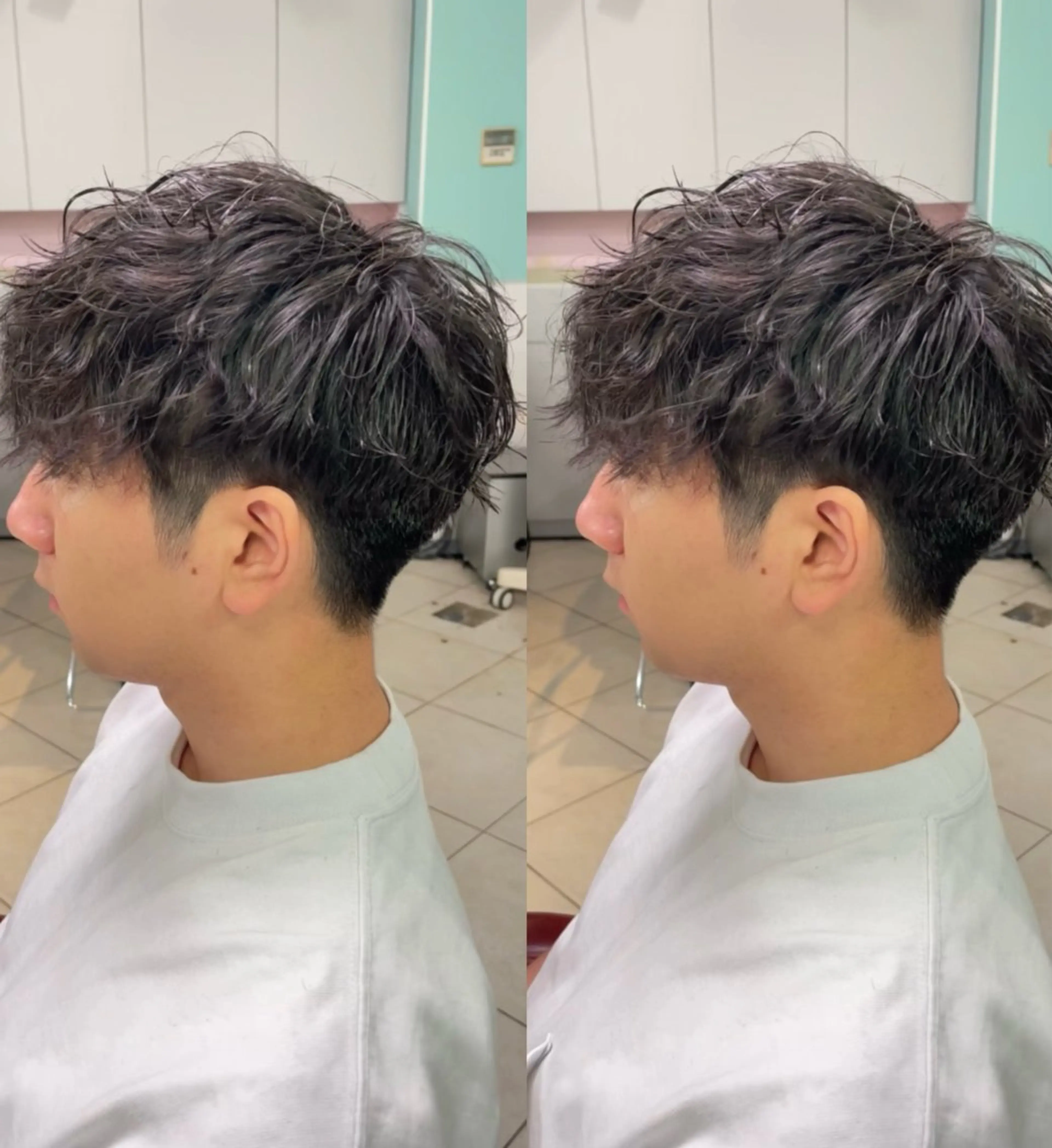 ミディアム パーマ メンズ 🌫️EARTH 【タツキ】🌫️のヘアスタイル