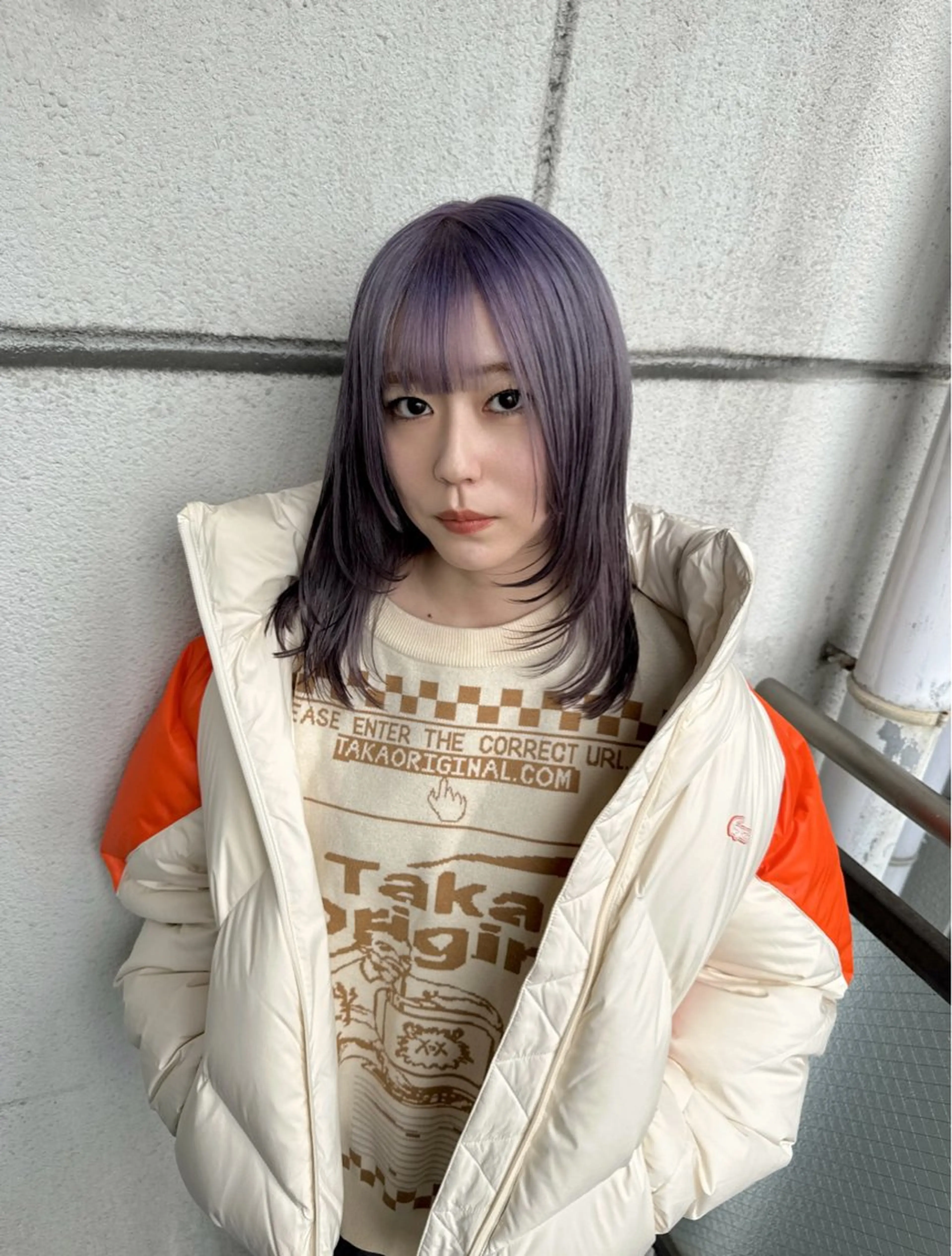 セミロング カラー 切りっぱなしボブ ショートボブ セミロングパーマ バレイヤージュ ベージュカラー 【.ico】心斎橋 飛田ゆうきのヘアスタイル