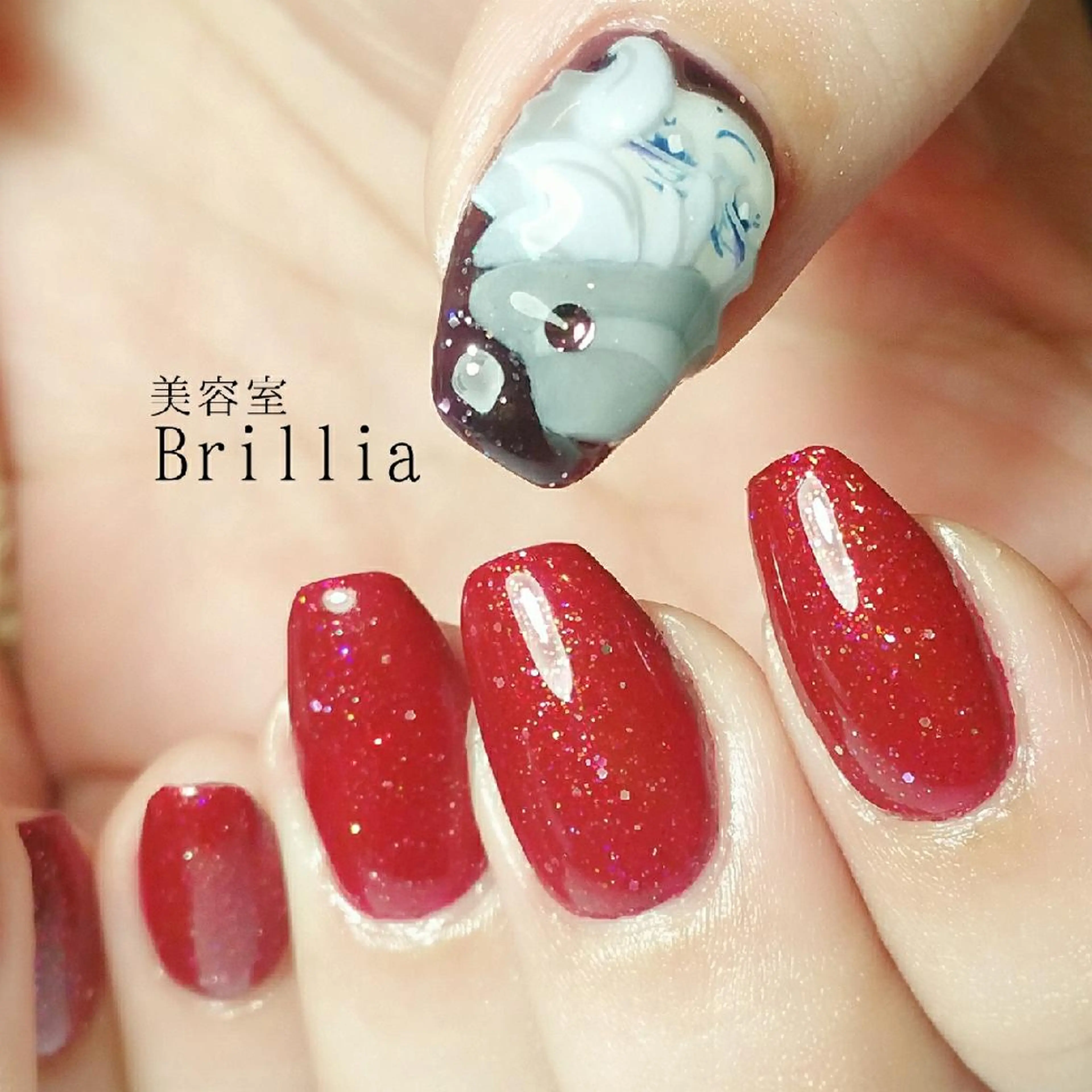 ネイル アートネイル ハンドネイル 柴田 彩のネイルデザイン