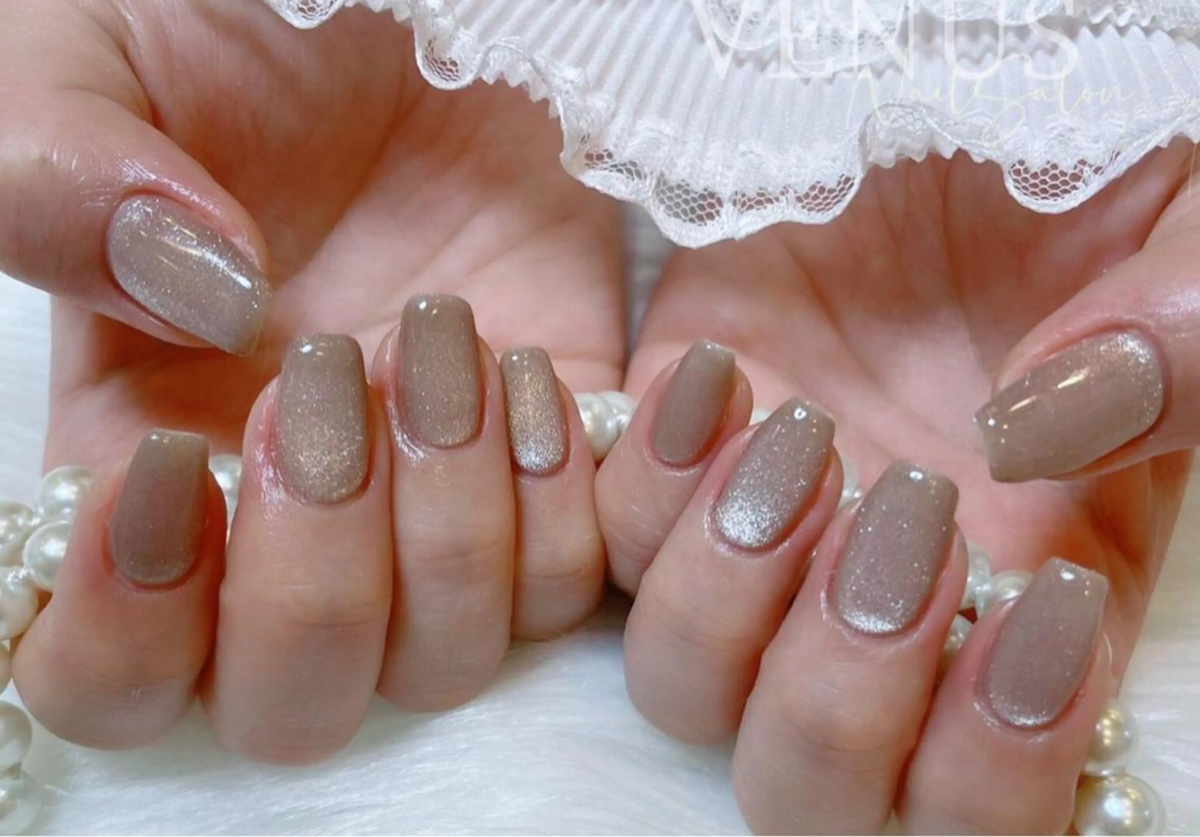 【Jr.ネイリスト特別価格 ■ マグネット とフラッシュネイル★1色の写真