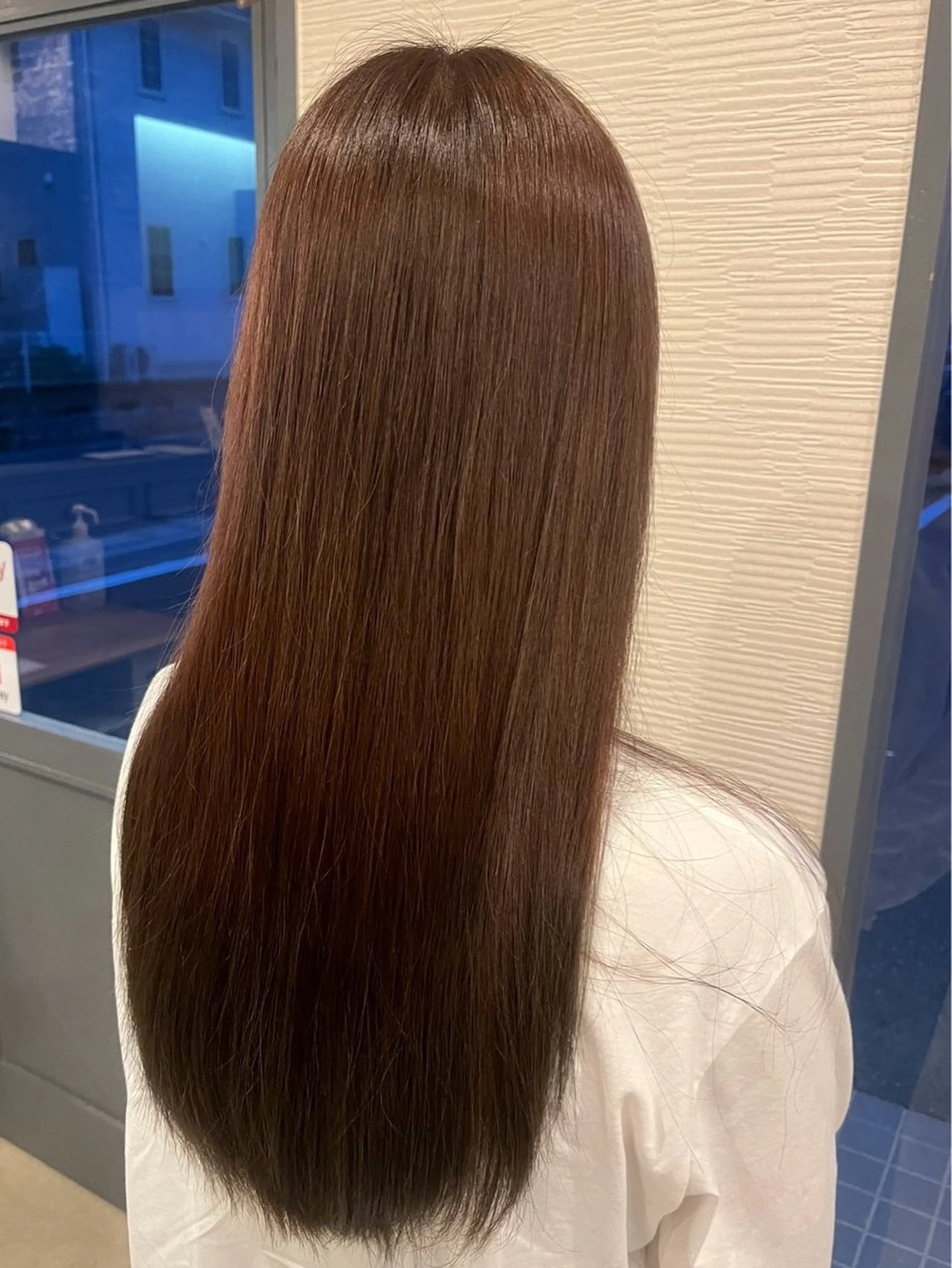 カラー あかね 髪質改善ストレートのヘアスタイル