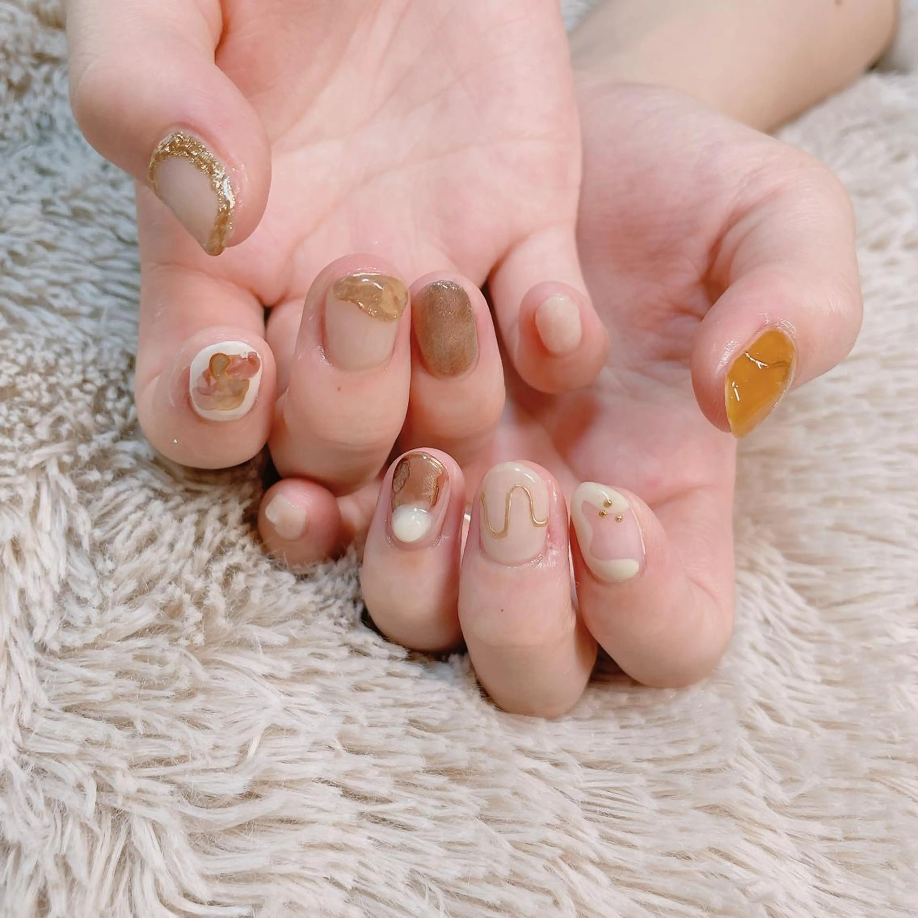 ネイル ハンドネイル nakamoto yuukaのネイルデザイン