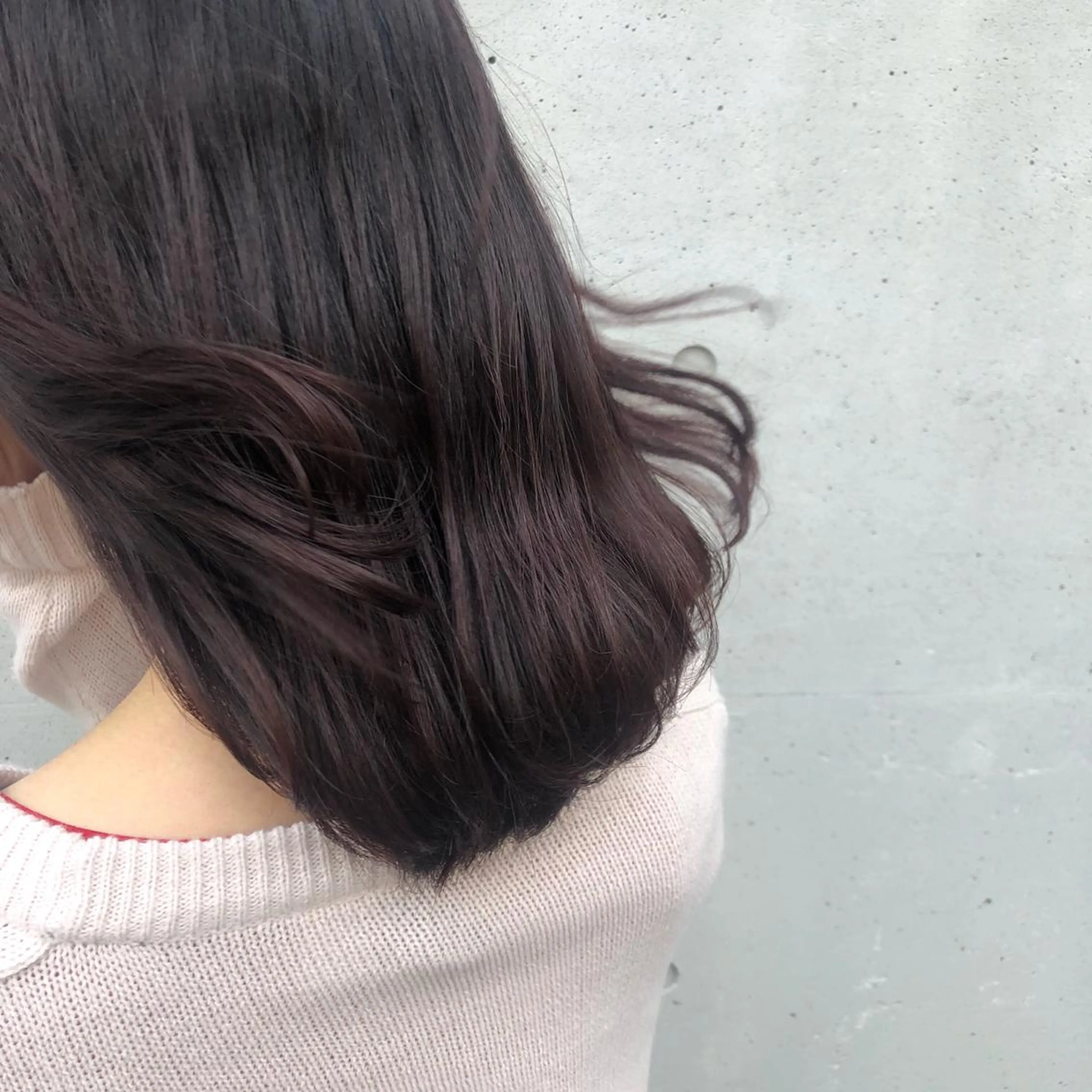 ミディアム カラー ピンクカラー カット ヘアカラー トリートメント 酸性縮毛矯正🧴韓国 レイヤー/髪質改善のヘアスタイル